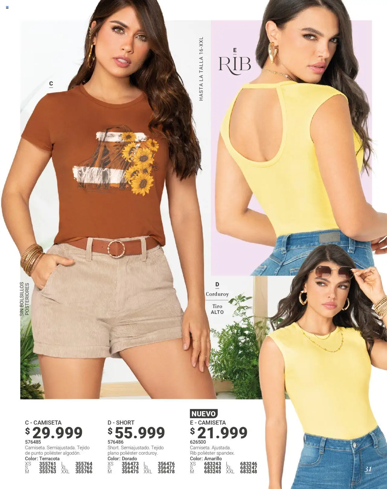 Carmel revista - valida desde el 08.09.2025 | Página: 31 | Productos: Short, Camiseta