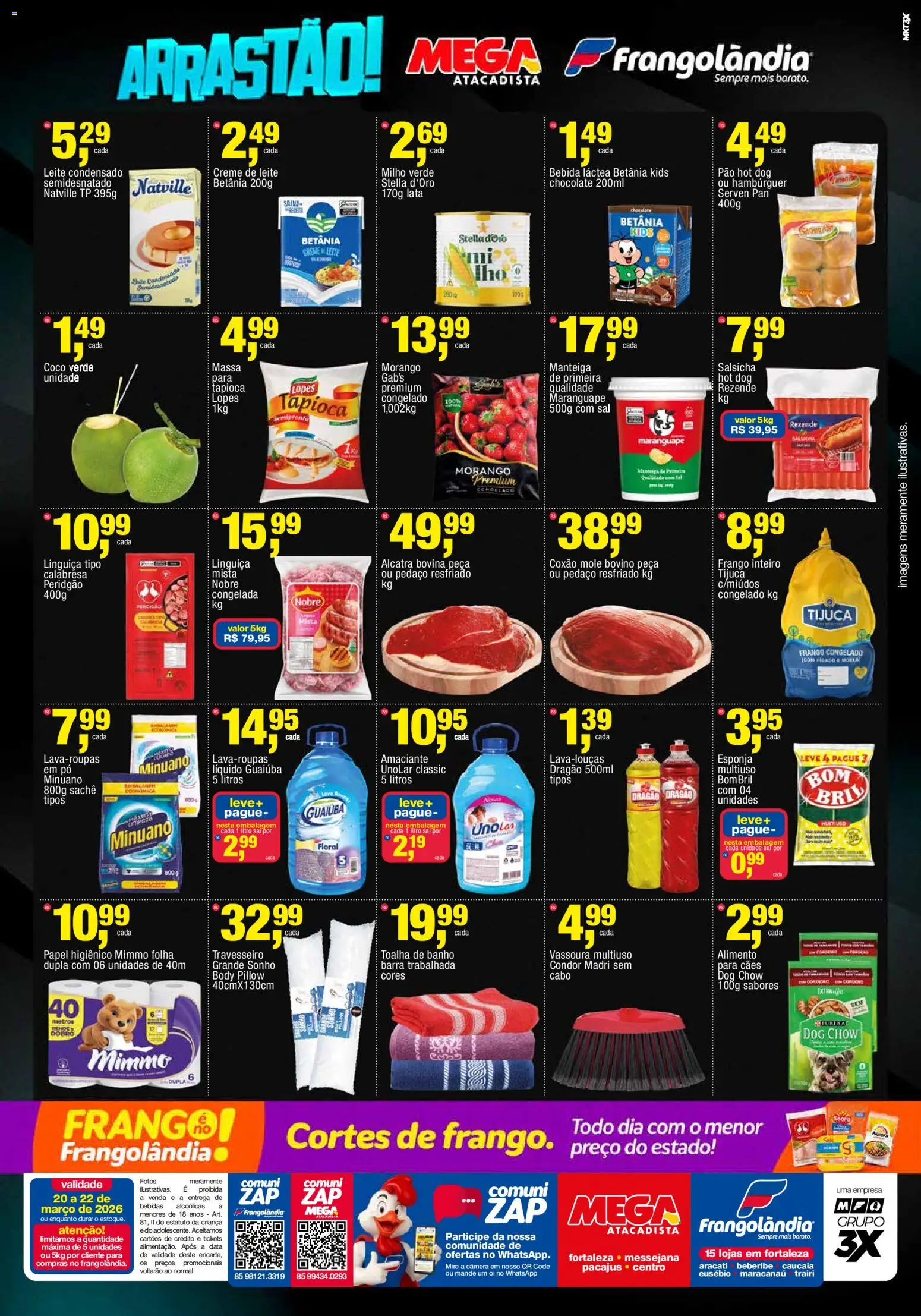Frangolândia Folheto - válido de 20.03.2026 | Página: 2 | Produtos: Coco, Milho verde, Massa, Bebida