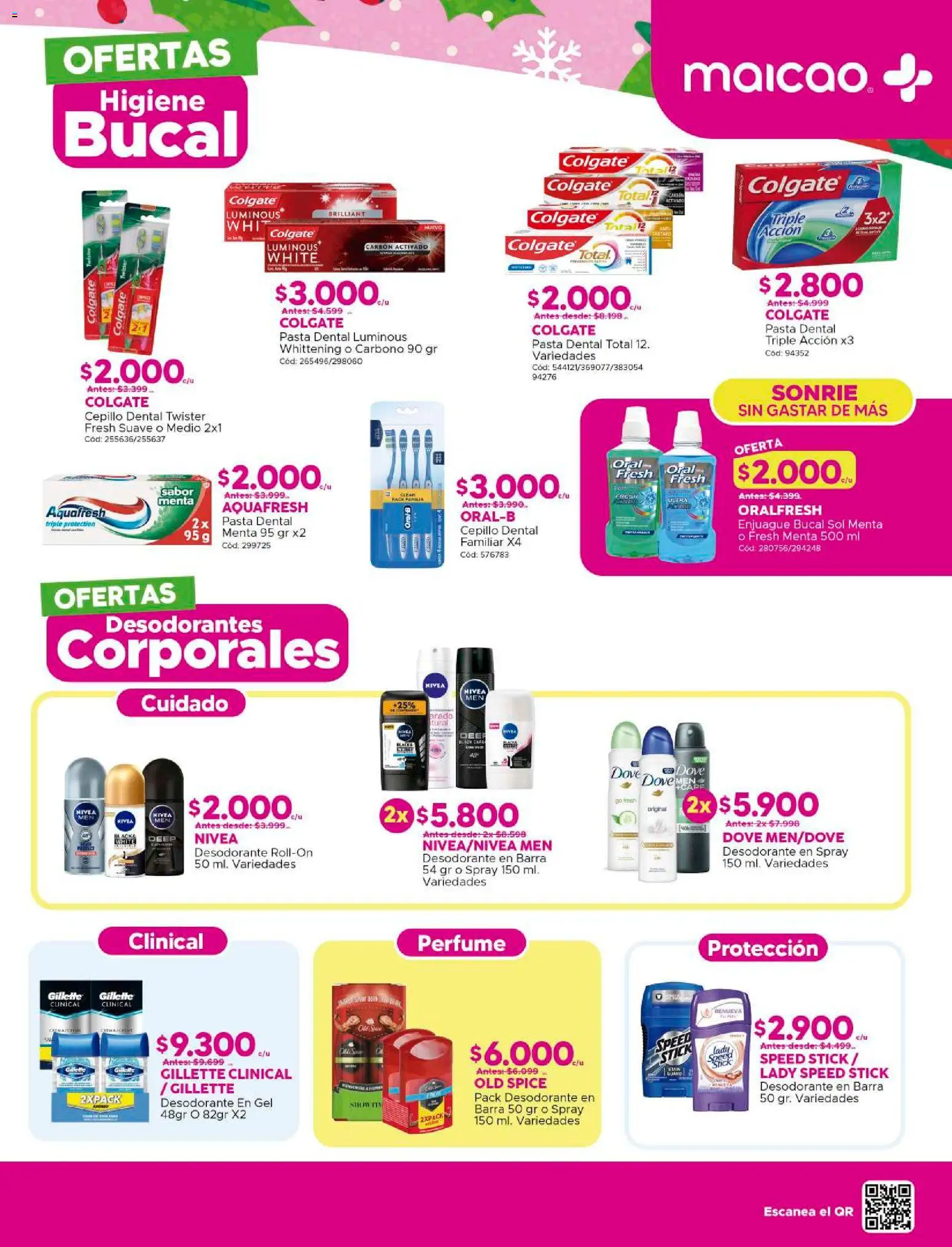 Maicao ofertas  │ válido desde el 01.12.2025 | Página: 7 | Productos: Perfume, Pasta dental, Enjuague bucal, Pasta