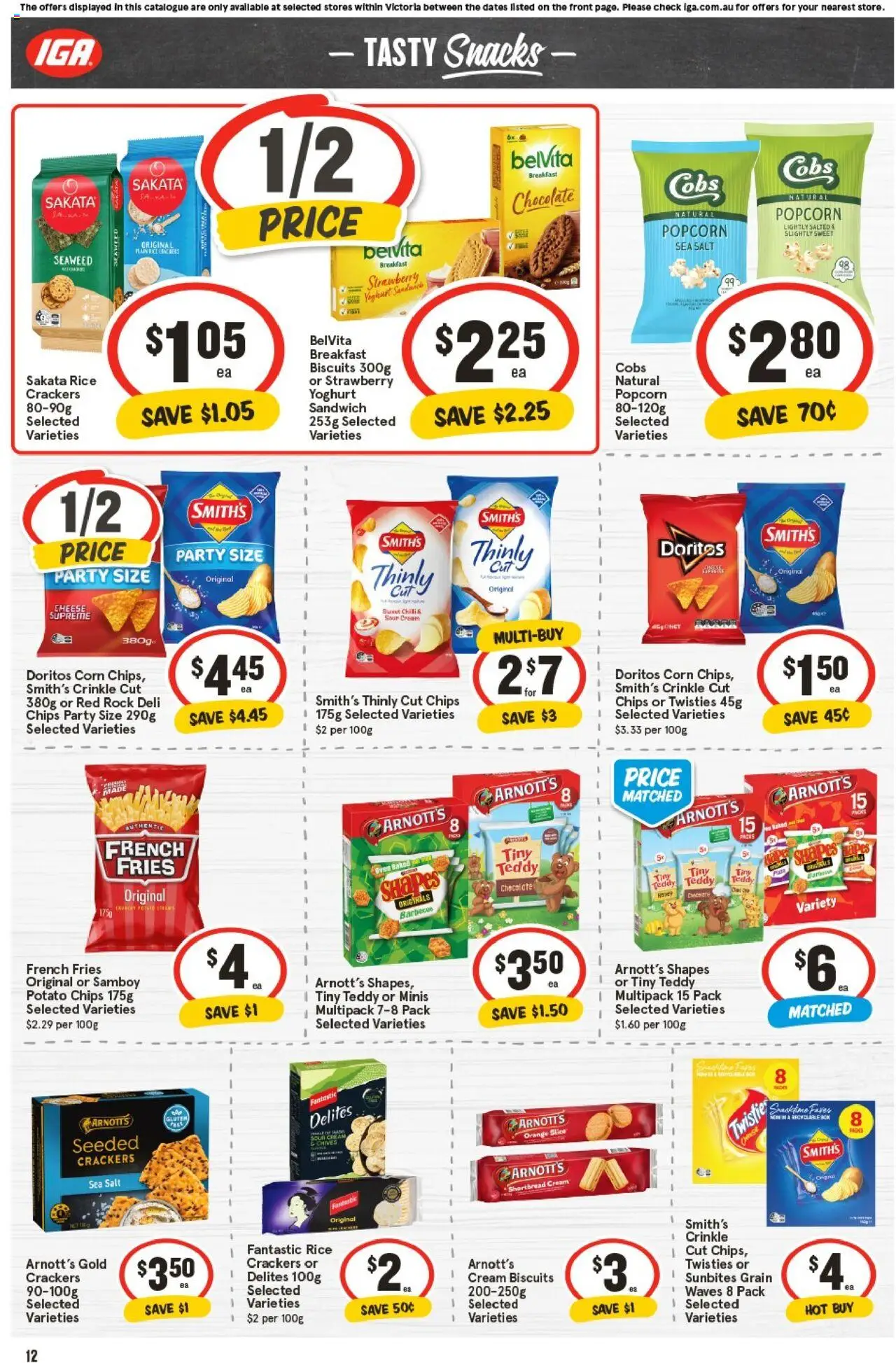 IGA catalogue - valid from 08.10.2025 | Page: 15 | Products: Crumpets, Bread, Oven, Bakery