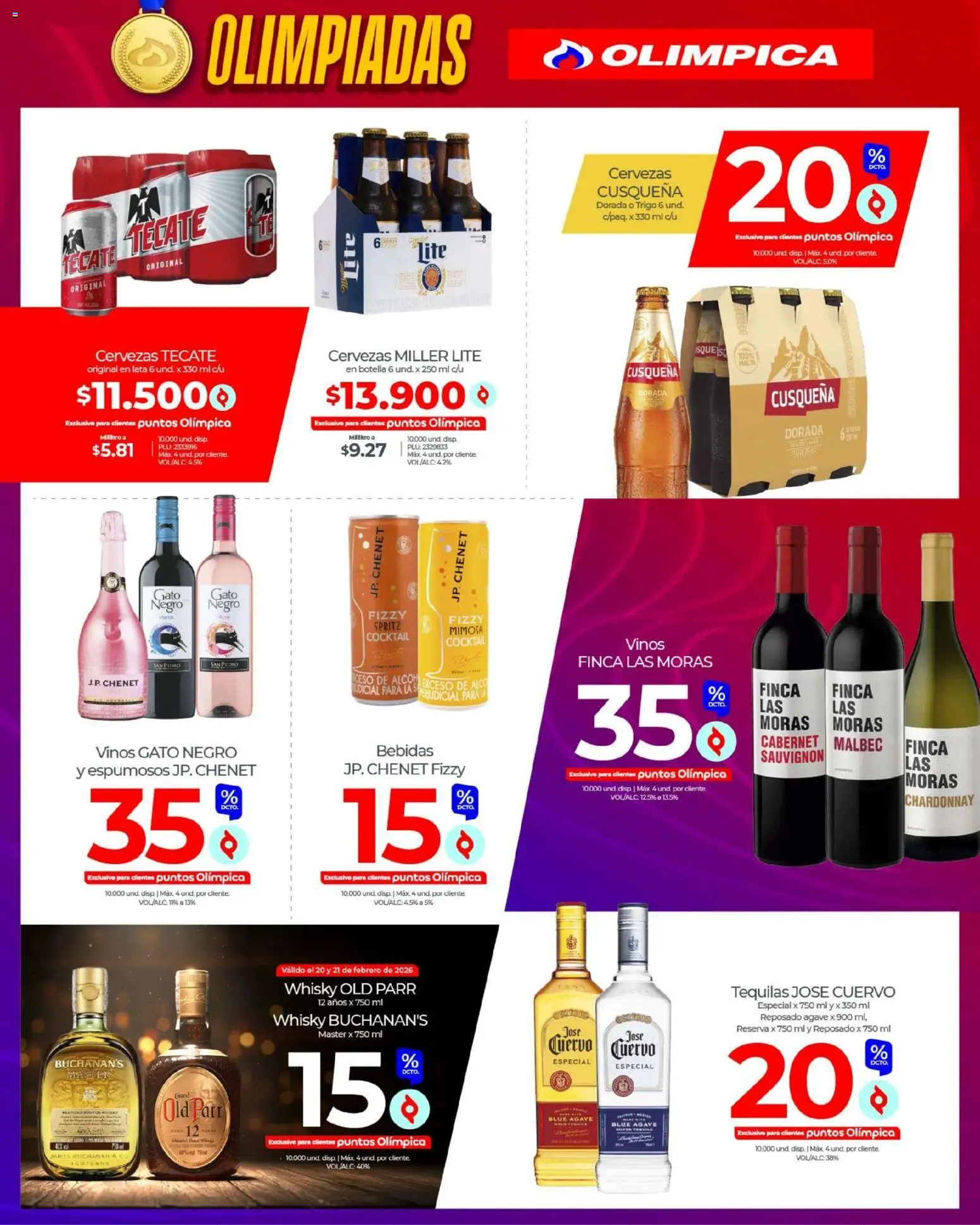 Olímpica revista - valida desde el 13.02.2026 | Página: 17 | Productos: Whisky, Botella, Corta uñas