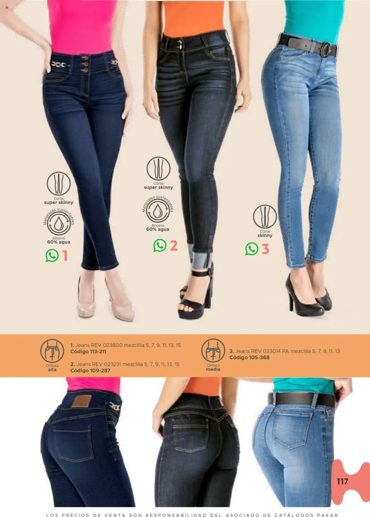 Nuevas ofertas de SC Pakar válidas en toda la República Mexicana desde el 24.07.2025. ¡Encuentra las mejores ofertas en SC Pakar Catálogo Ropa y Accesorios! | Página: 117 | Productos: Agua, Mate