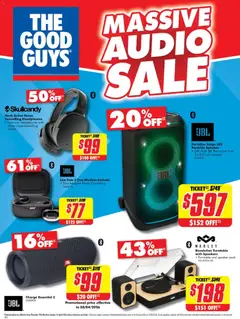 Preview of The Good Guy Massive Audio Sale - valid from 18.03.2026