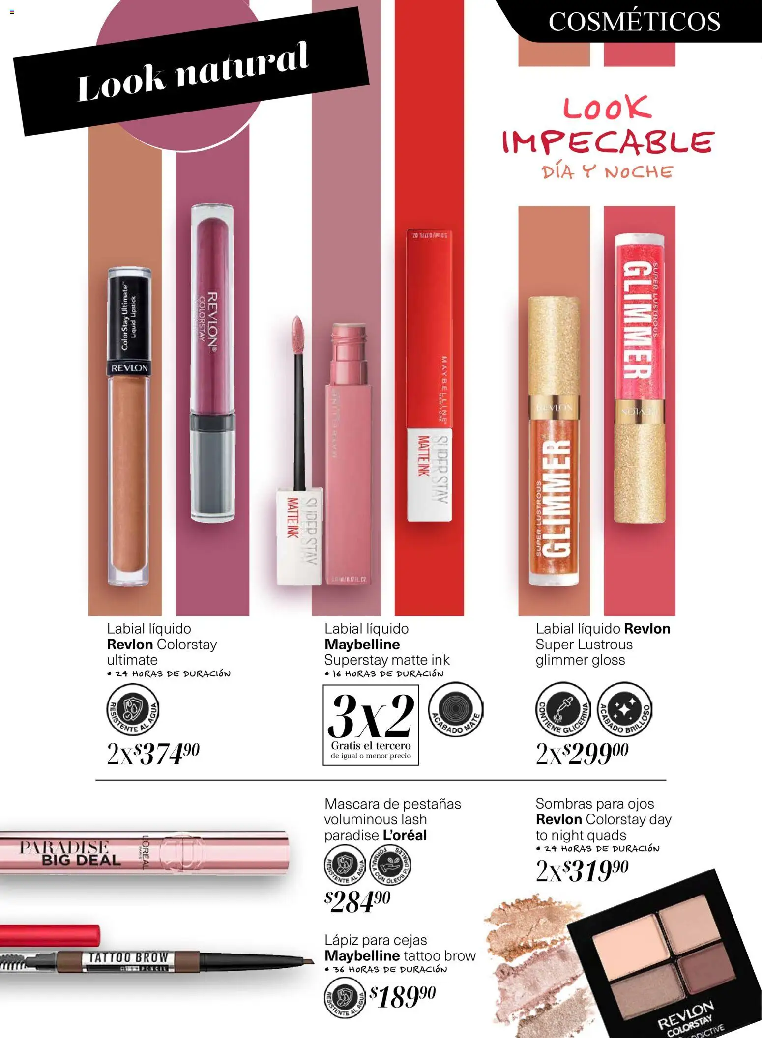 Nuevas ofertas de Soriana válidas en toda la República Mexicana desde el 30.10.2025. ¡Encuentra las mejores ofertas en Soriana - Descubre tu belleza Glowing Híper Nacional! | Página: 4 | Productos: Máscara, Agua, Máscara de pestañas