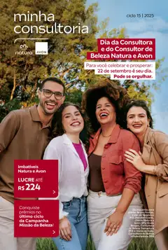 Avon - Campanha 15: Minha Consultoria - Pré-Visualização do folheto da loja Avon, válido de 31.08.2025
