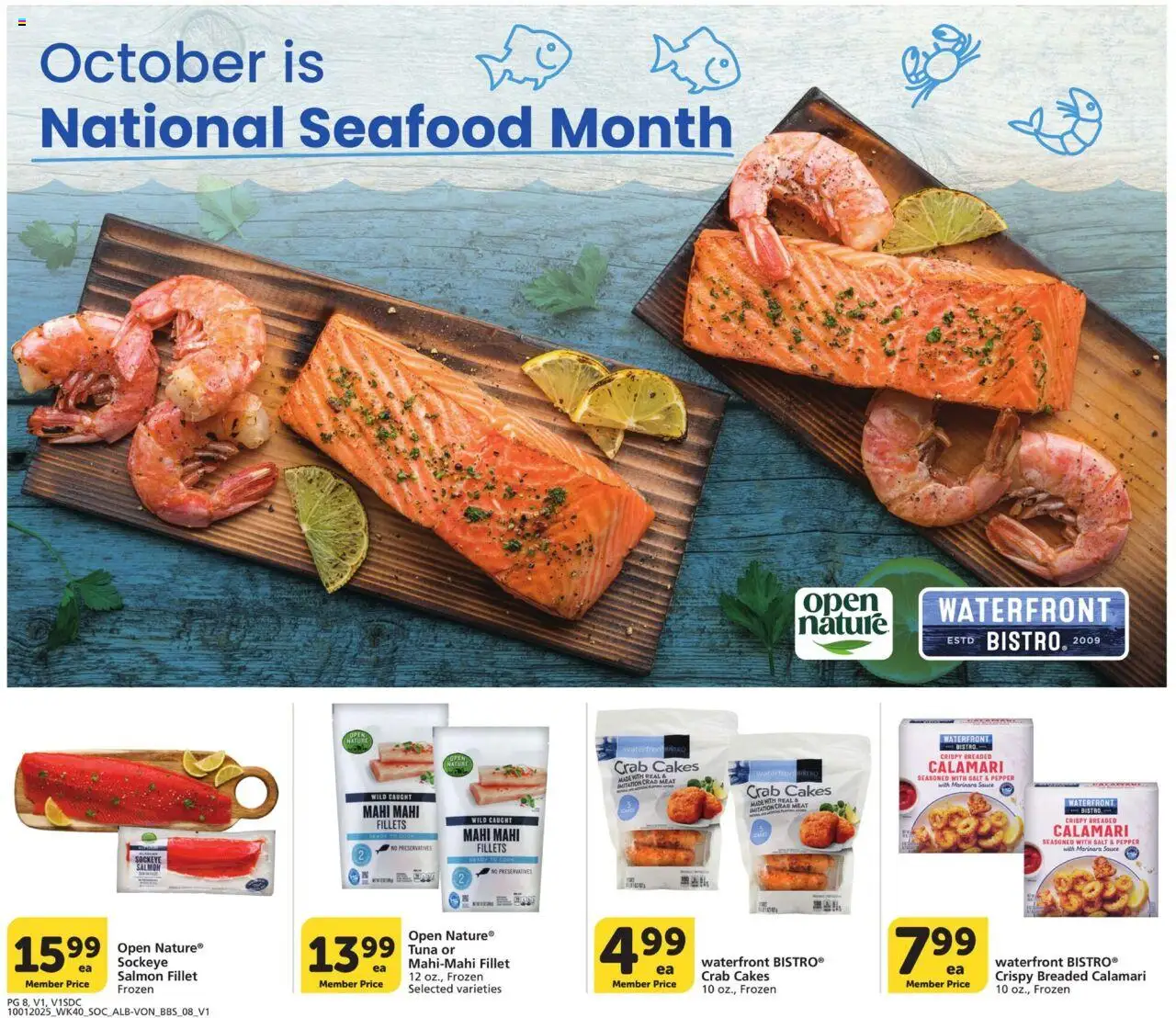 Vons Big Book of Savings - valid from 01.10.2025 | Page: 8 | Products: Sauce, Salt, Pepper, Seafood