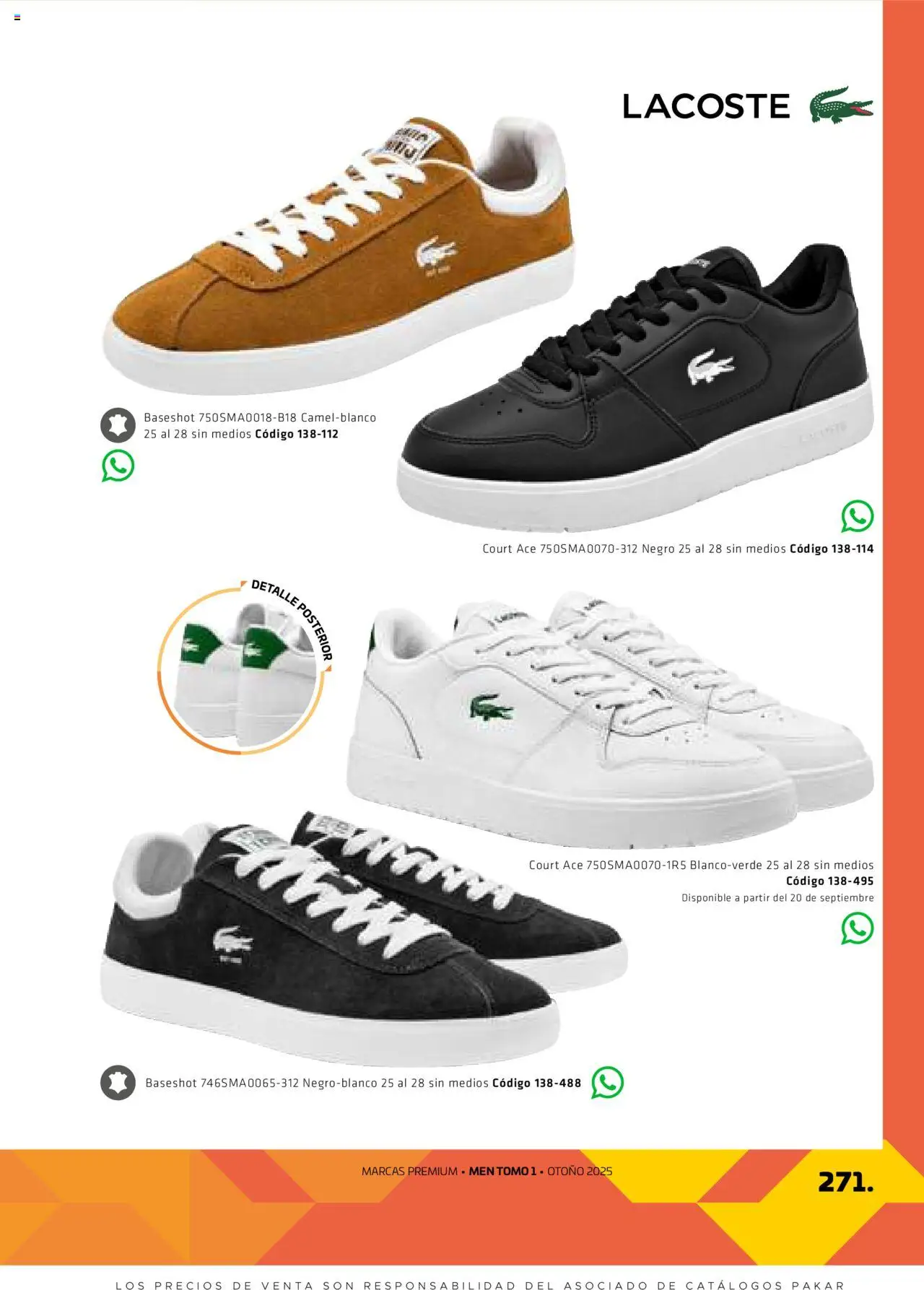 Nuevas ofertas de SC Pakar válidas en toda la República Mexicana desde el 29.08.2025. ¡Encuentra las mejores ofertas en SC Pakar - Catálogo Otoño Men Tomo 1! | Página: 271