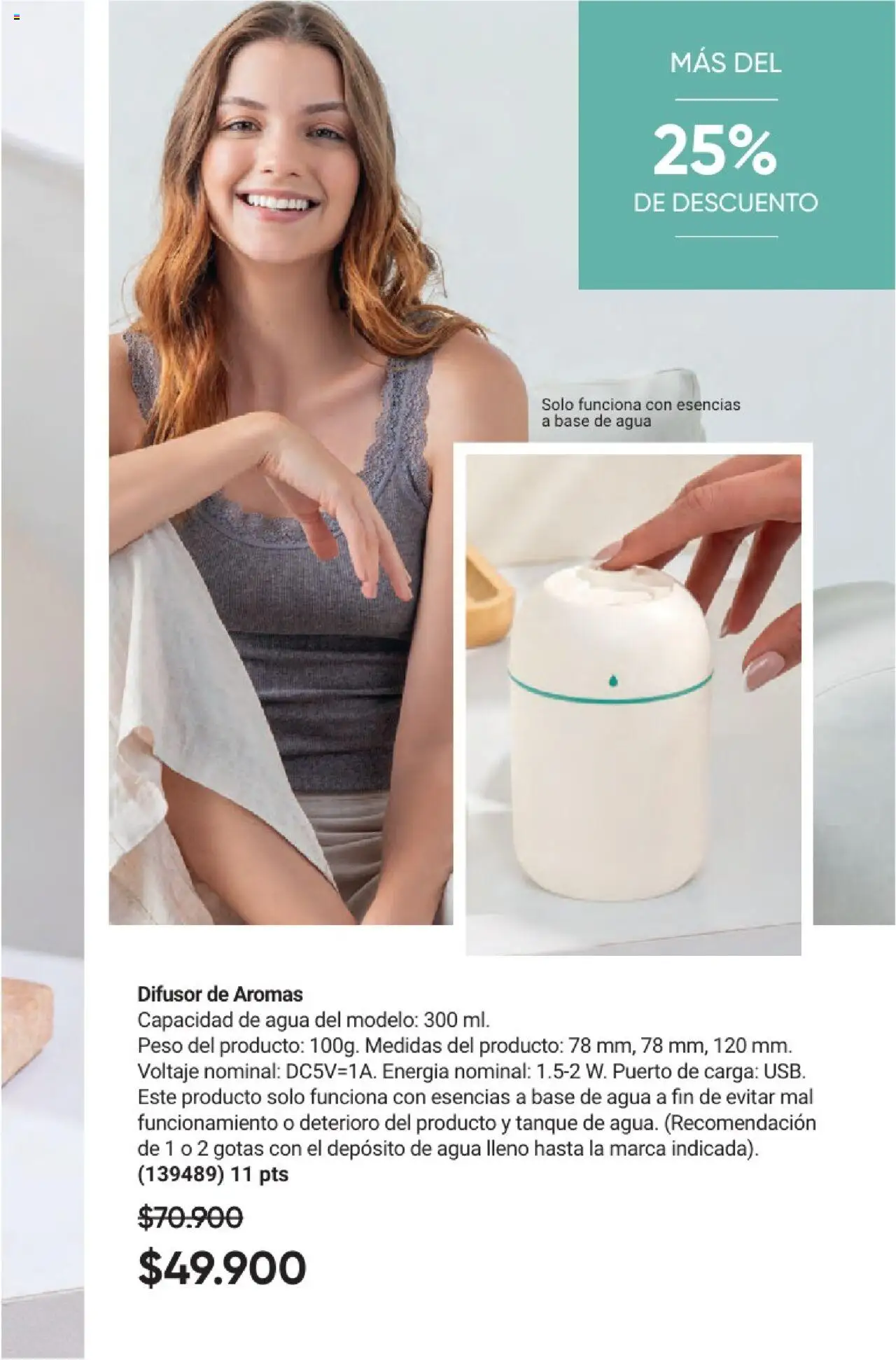 Avon revista - valida desde el 01.08.2025 | Página: 80 | Productos: Agua, Esencias, Peso