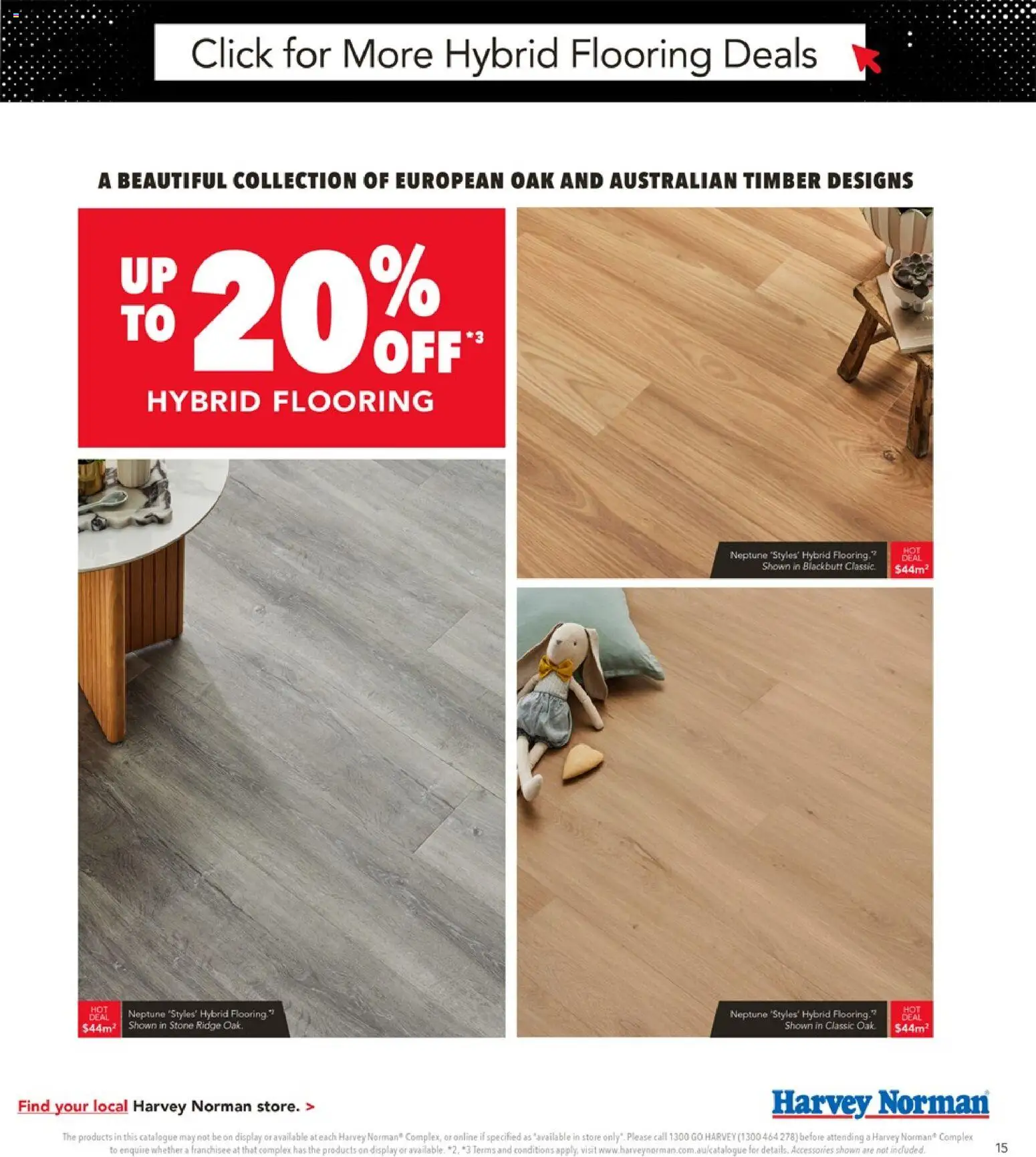 Harvey Norman catalogue - valid from 13.11.2025 | Page: 15 | Products: Flooring, Accessories