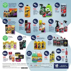 Family Dollar Weekly Ad - valid from 24.08.2025 | Page: 14 | Products: Sponge, Windshield, Motor Oil, Washer