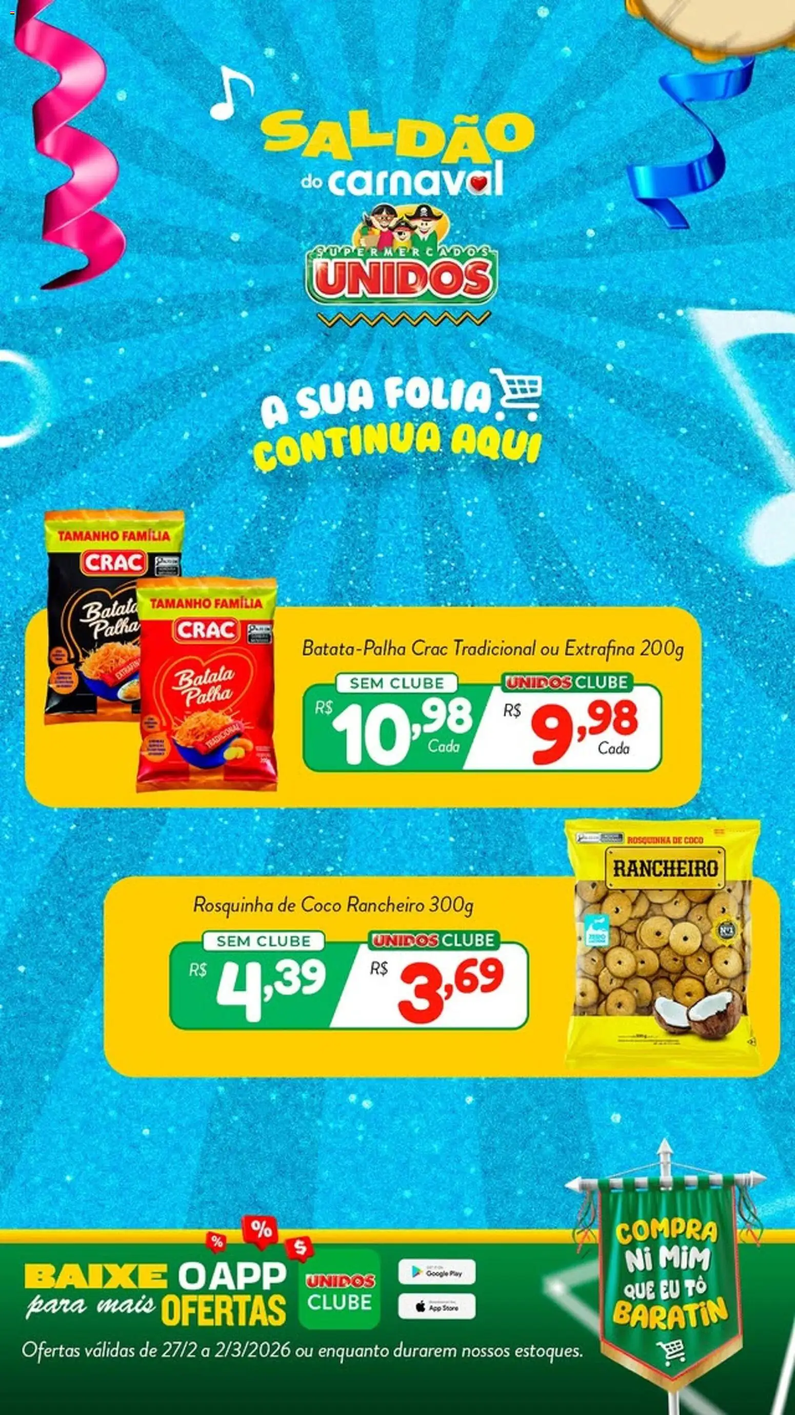 Supermercados Unidos Folheto - válido de 27.02.2026 | Página: 5 | Produtos: Coco, Batata palha, Batata, Rosquinha