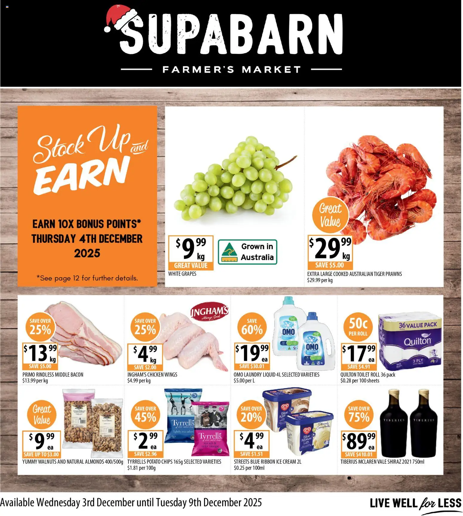Supabarn catalogue - valid from 03.12.2025 | Page: 1 | Products: Toilet, Almonds, Salt, Laundry