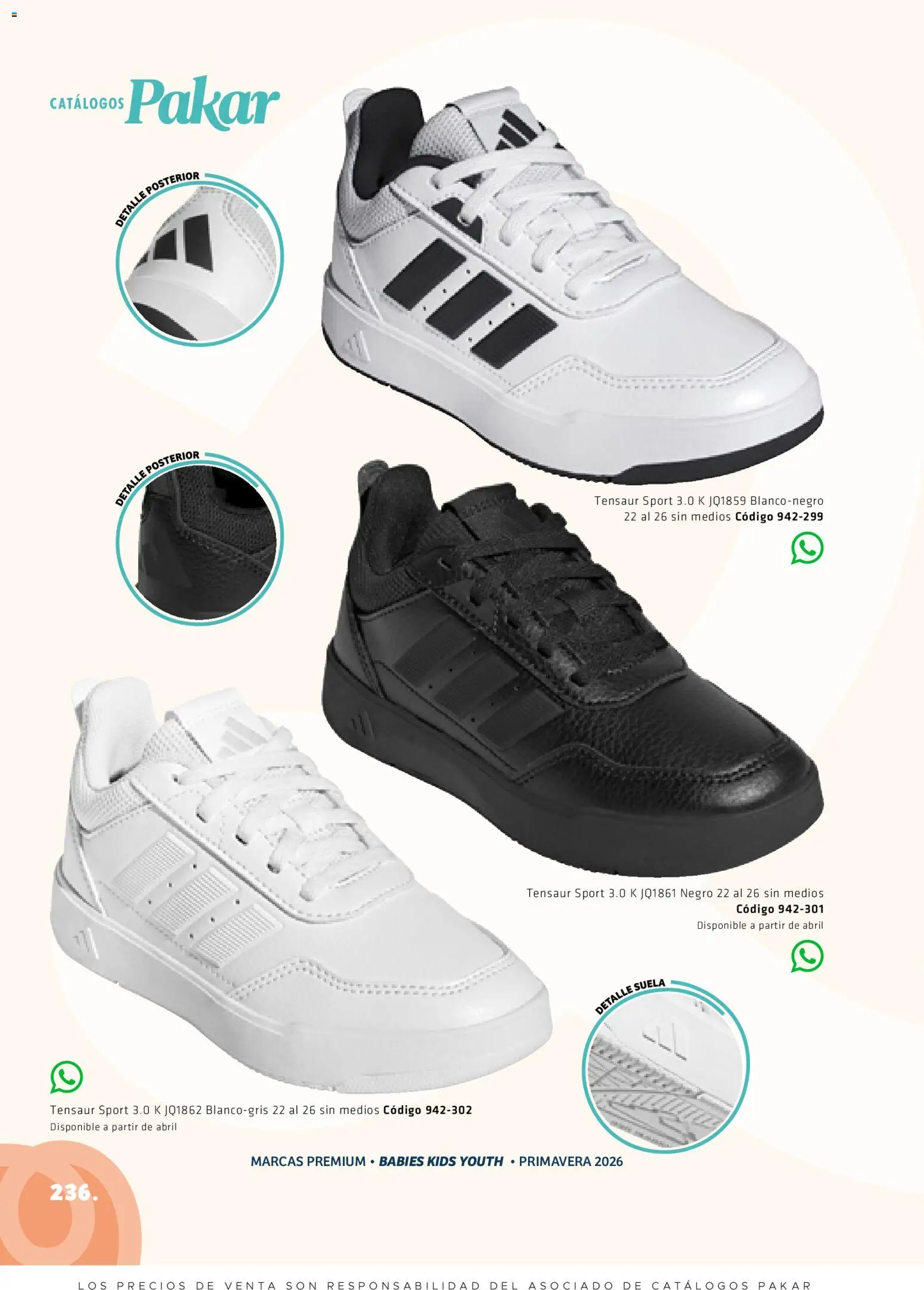 Nuevas ofertas de SC Pakar válidas en toda la República Mexicana desde el 27.02.2026. ¡Encuentra las mejores ofertas en SC Pakar catálogo Premium Kids! | Página: 236
