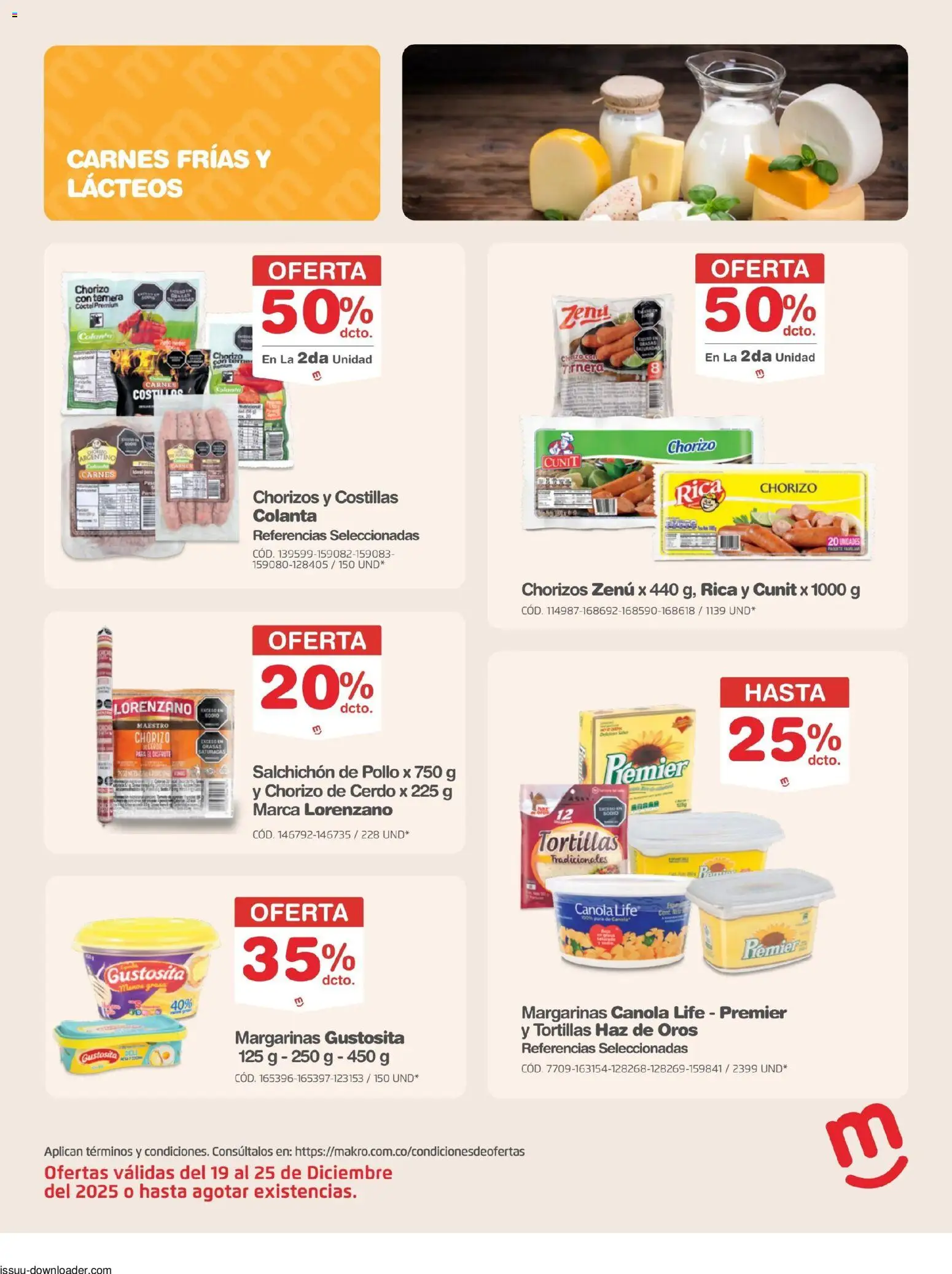 Makro revista - valida desde el 19.12.2025 | Página: 14 | Productos: Cerdo, Pollo, Chorizo