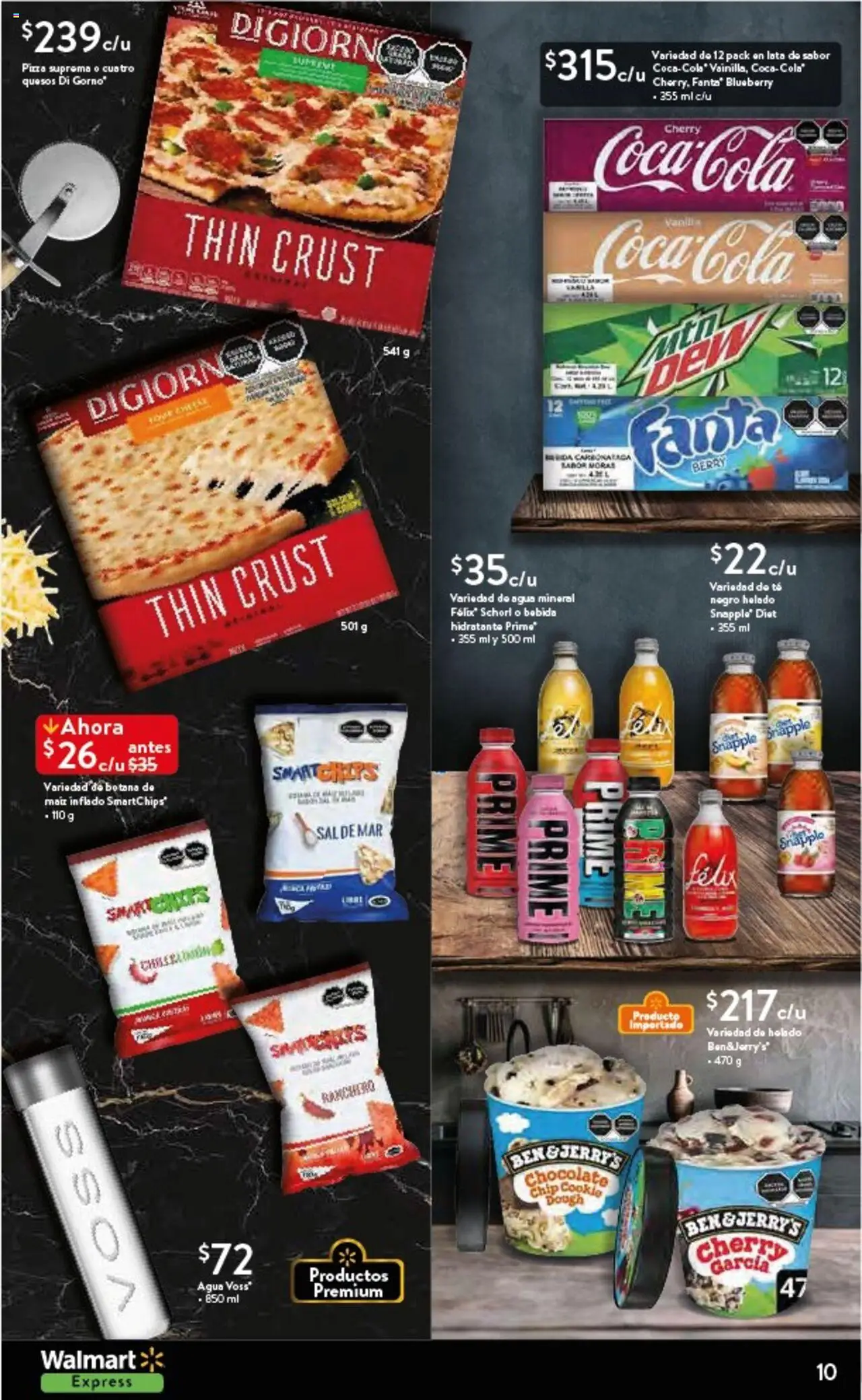 Nuevas ofertas de Walmart Express válidas en toda la República Mexicana desde el 17.09.2025. ¡Encuentra las mejores ofertas en Walmart Express - Folleto! | Página: 10 | Productos: Maíz, Sal, Agua, Té