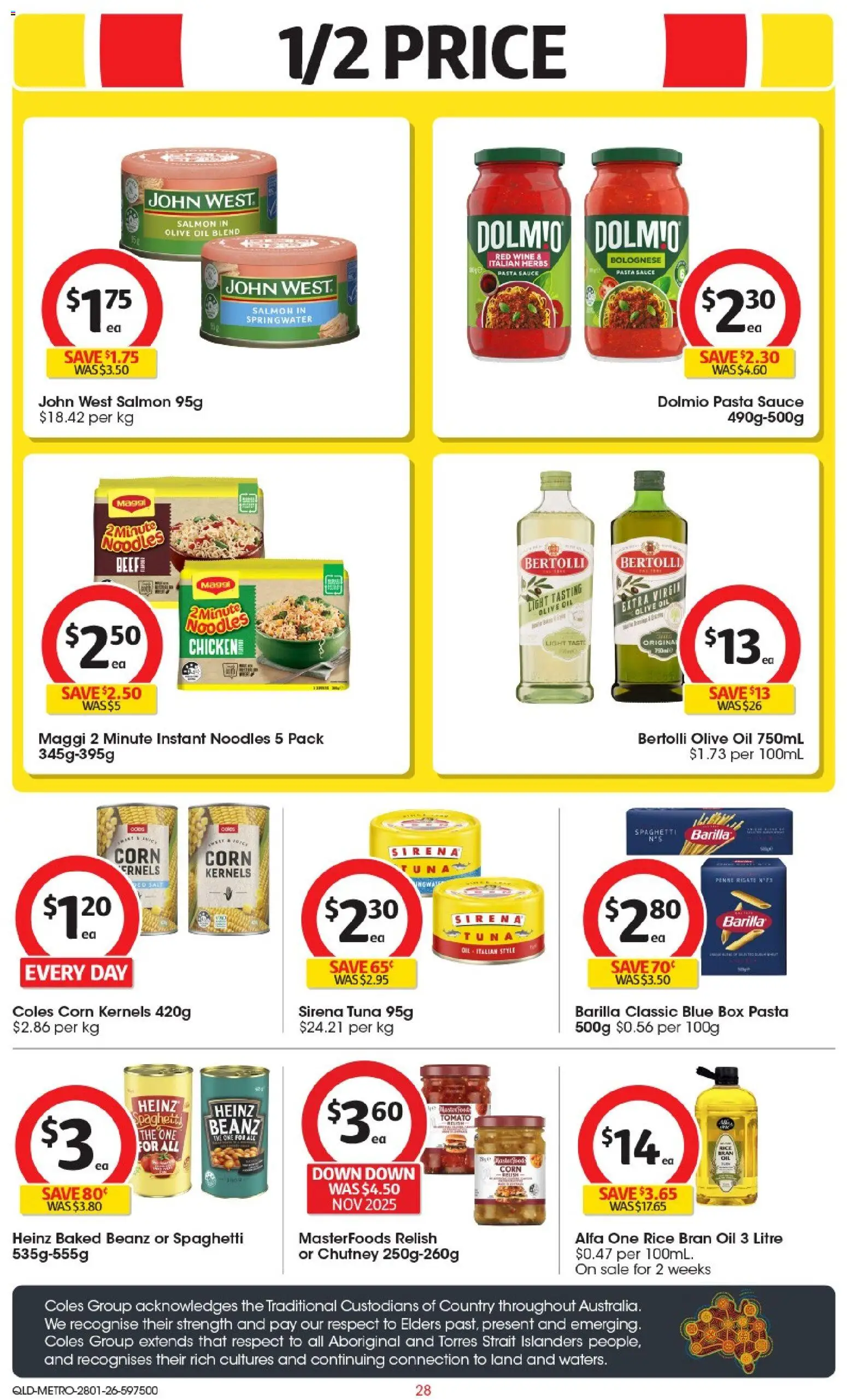 Coles catalogue - valid from 28.01.2026 | Page: 29 | Products: Chicken, Noodles, Relish, Sauce