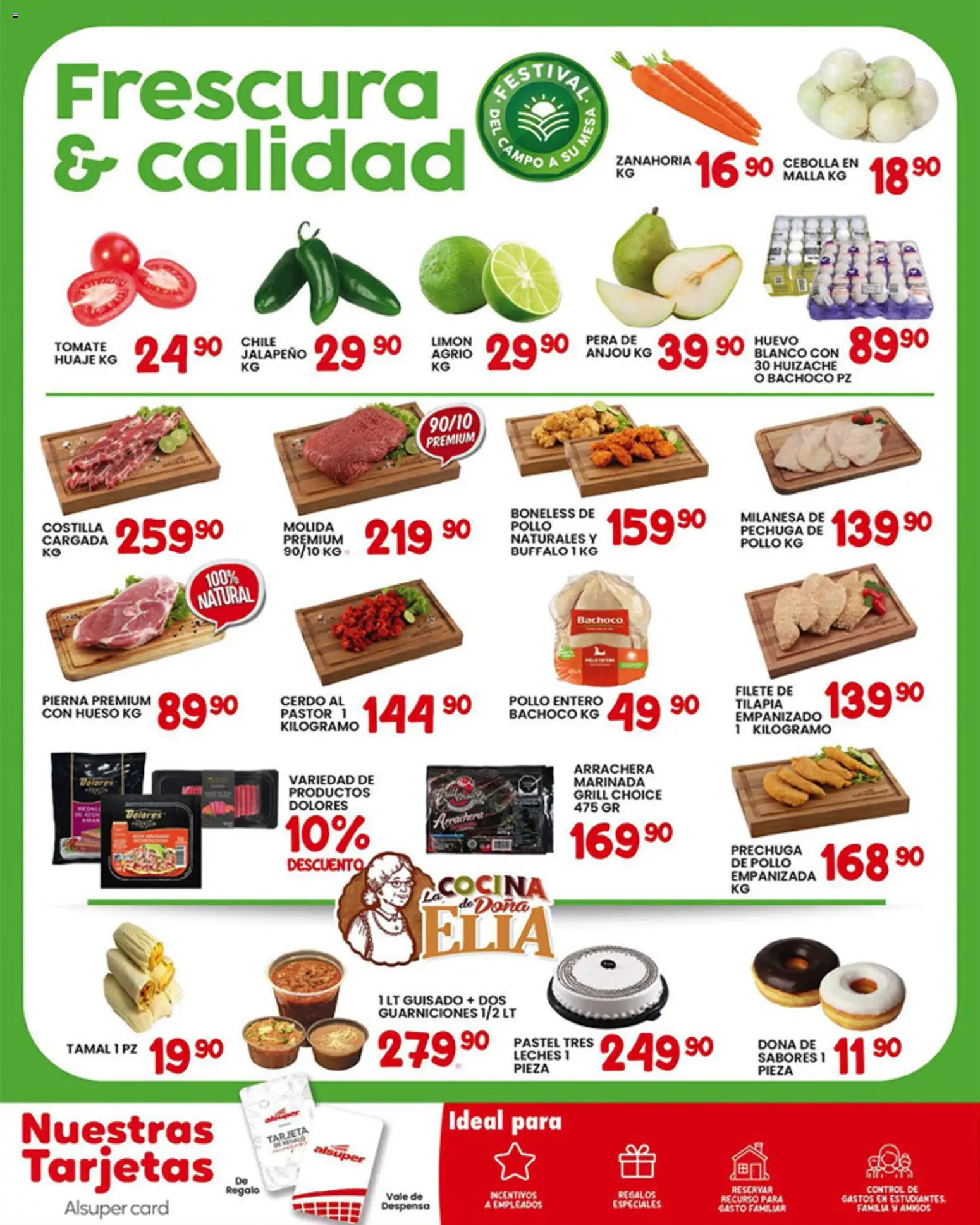Nuevas ofertas de Alsuper válidas en toda la República Mexicana desde el 23.01.2026. ¡Encuentra las mejores ofertas en Alsuper folleto Saltillo! | Página: 6 | Productos: Pastel, Cocina, Despensa, Zanahoria