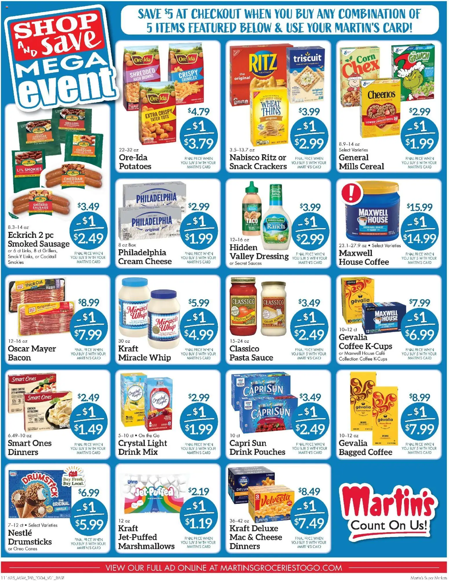 Martin’s Weekly Ad - valid from 16.11.2025 | Page: 4 | Products: Corn, Box, Pasta, Pc