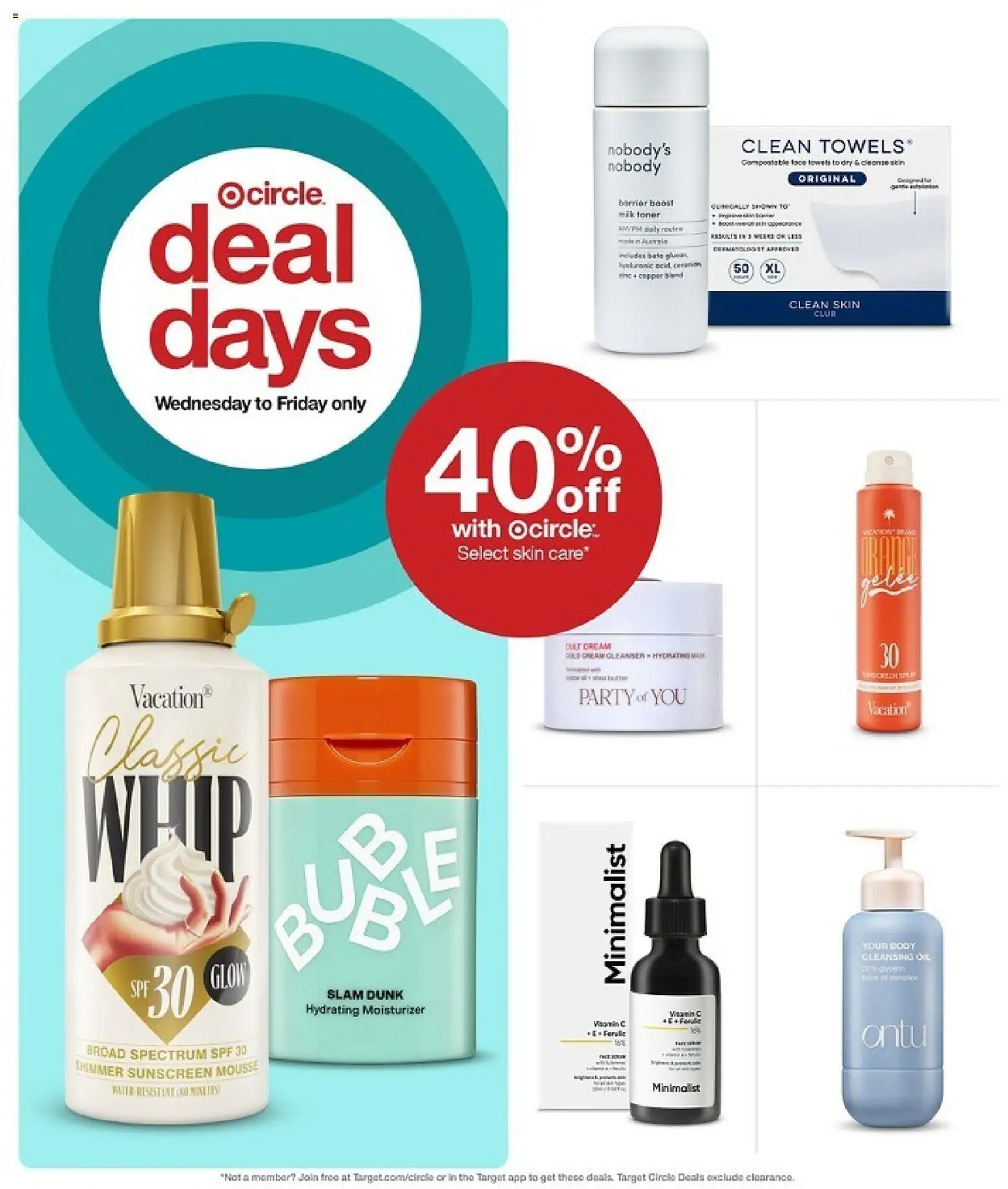 Target Weekly Ad - valid from 22.03.2026 | Page: 4 | Products: Vitamin, Sunscreen