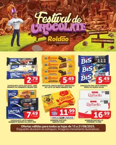 Roldão - Ofertas Festival de Chocolates - Pré-Visualização do folheto da loja Roldão, válido de 15.08.2025