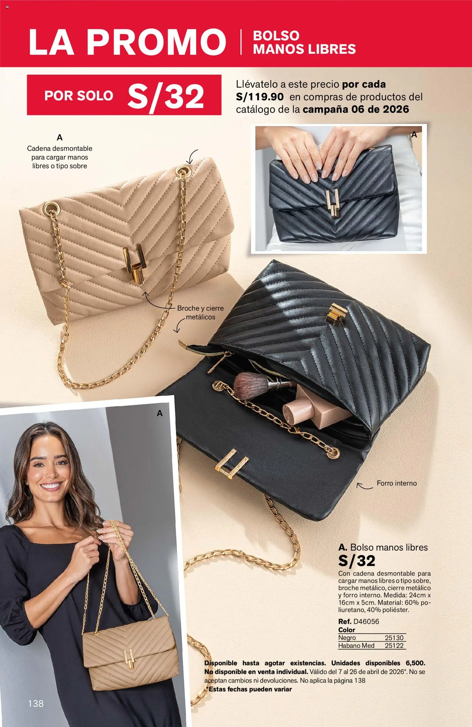 Catálogo Leonisa válido desde 07.04.2026 | Página: 138 | Productos: Bolso