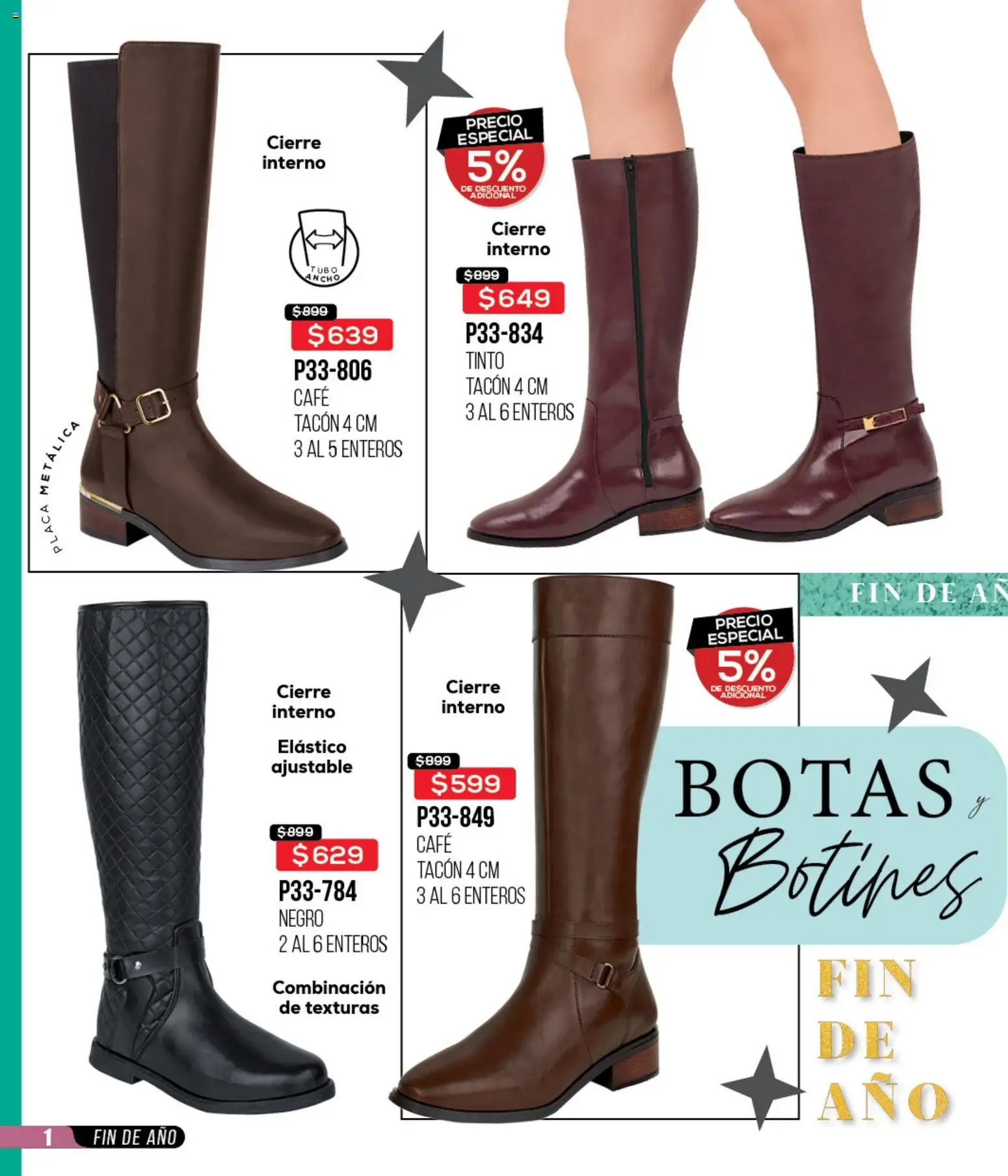 Nuevas ofertas de Cklass válidas en toda la República Mexicana desde el 02.01.2026. ¡Encuentra las mejores ofertas en Cklass catálogo Rebajas de Inicio de Año Ropa! | Página: 237 | Productos: Botas, Café, Botines