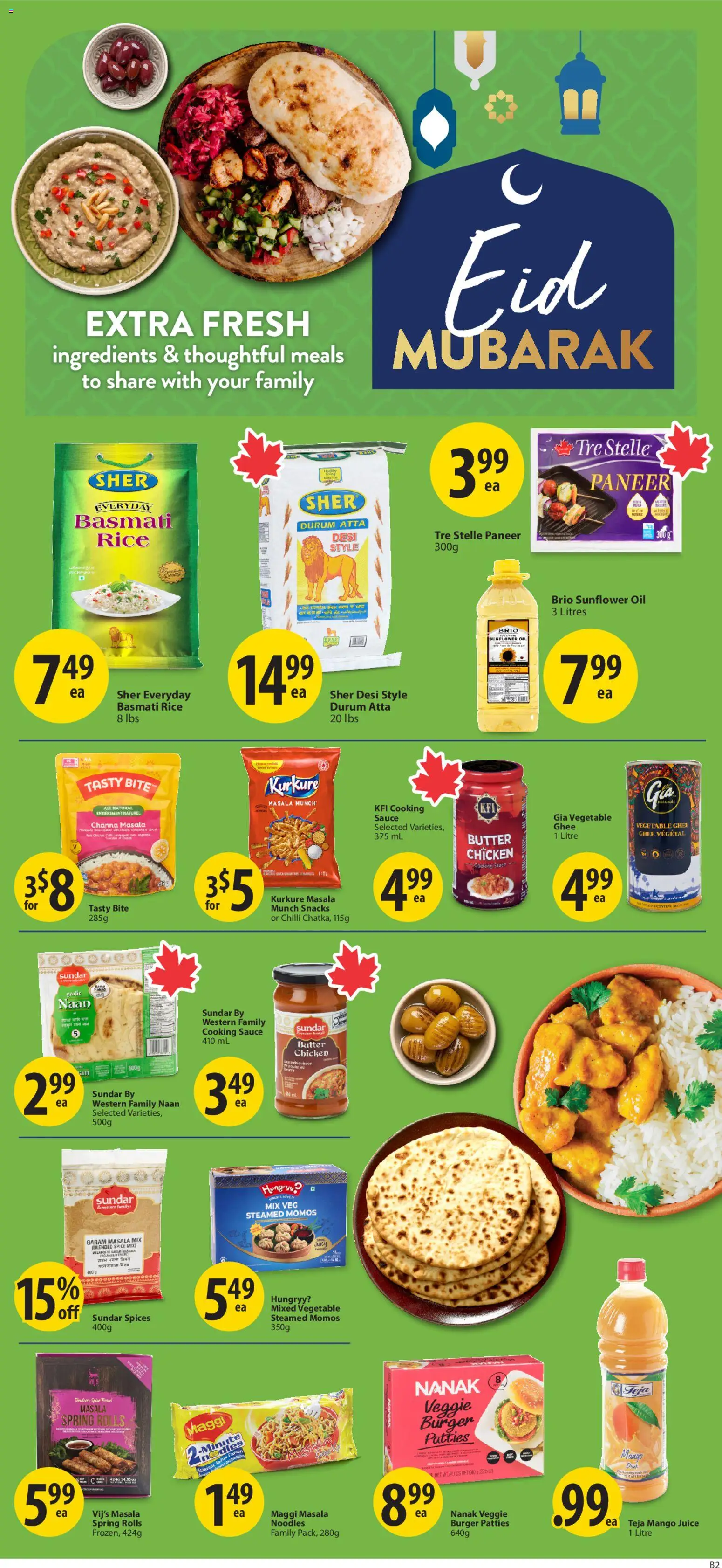 Save on foods flyer valid from 19.03.2026 | Page: 34 | Products: Rice, Noodles, Butter, Oil