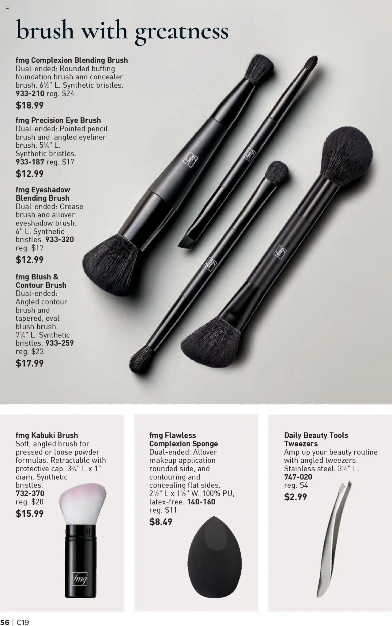 Avon Brochure - valid from 10.09.2025 | Page: 56 | Products: Foundation, Contouring, Brush, Sponge
