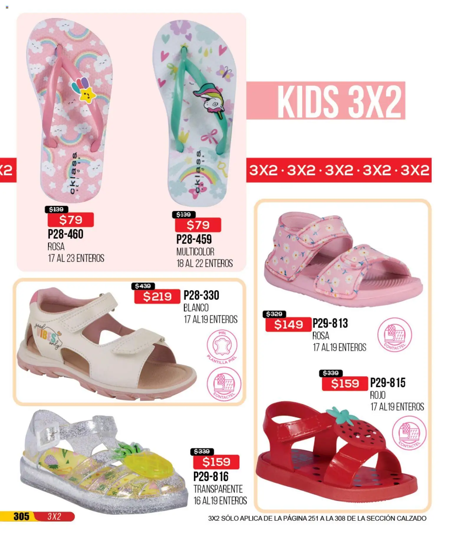 Nuevas ofertas de Cklass válidas en toda la República Mexicana desde el 12.01.2026. ¡Encuentra las mejores ofertas en Cklass catálogo Mega Ofertas Calzado! | Página: 306