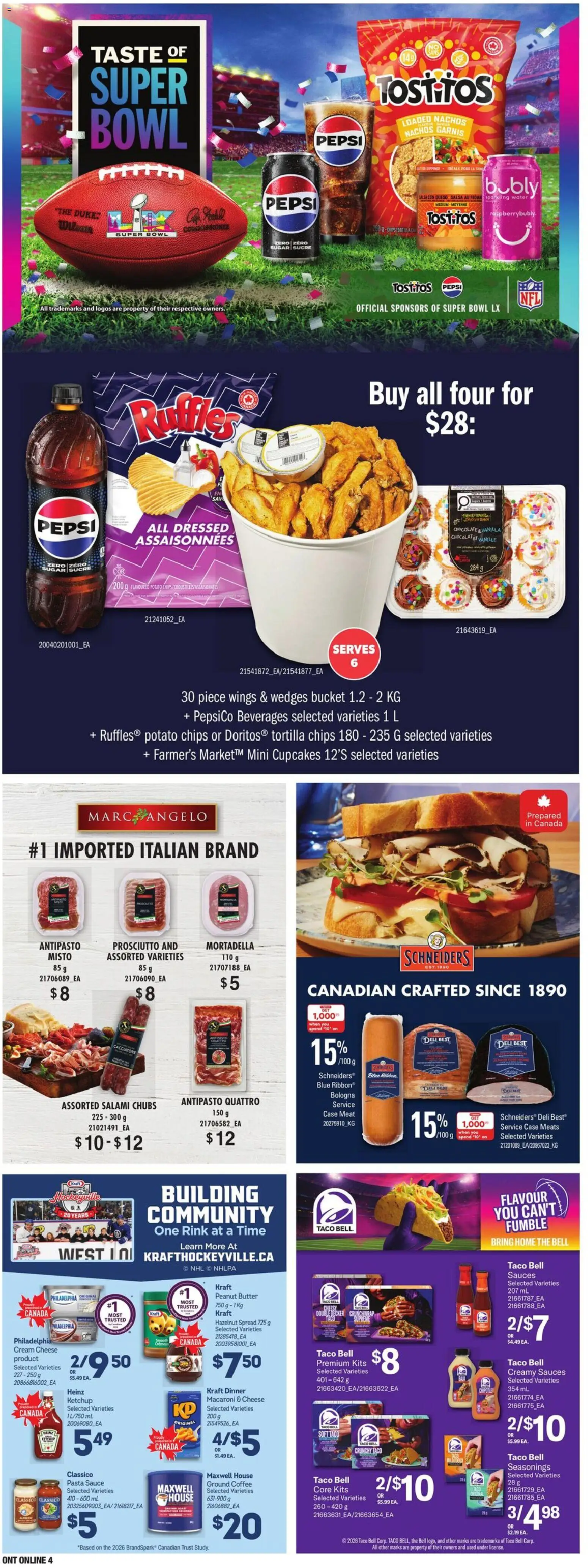 Loblaws flyer valid from 22.01.2026 | Page: 17 | Products: Chips, Ketchup, Case, Butter