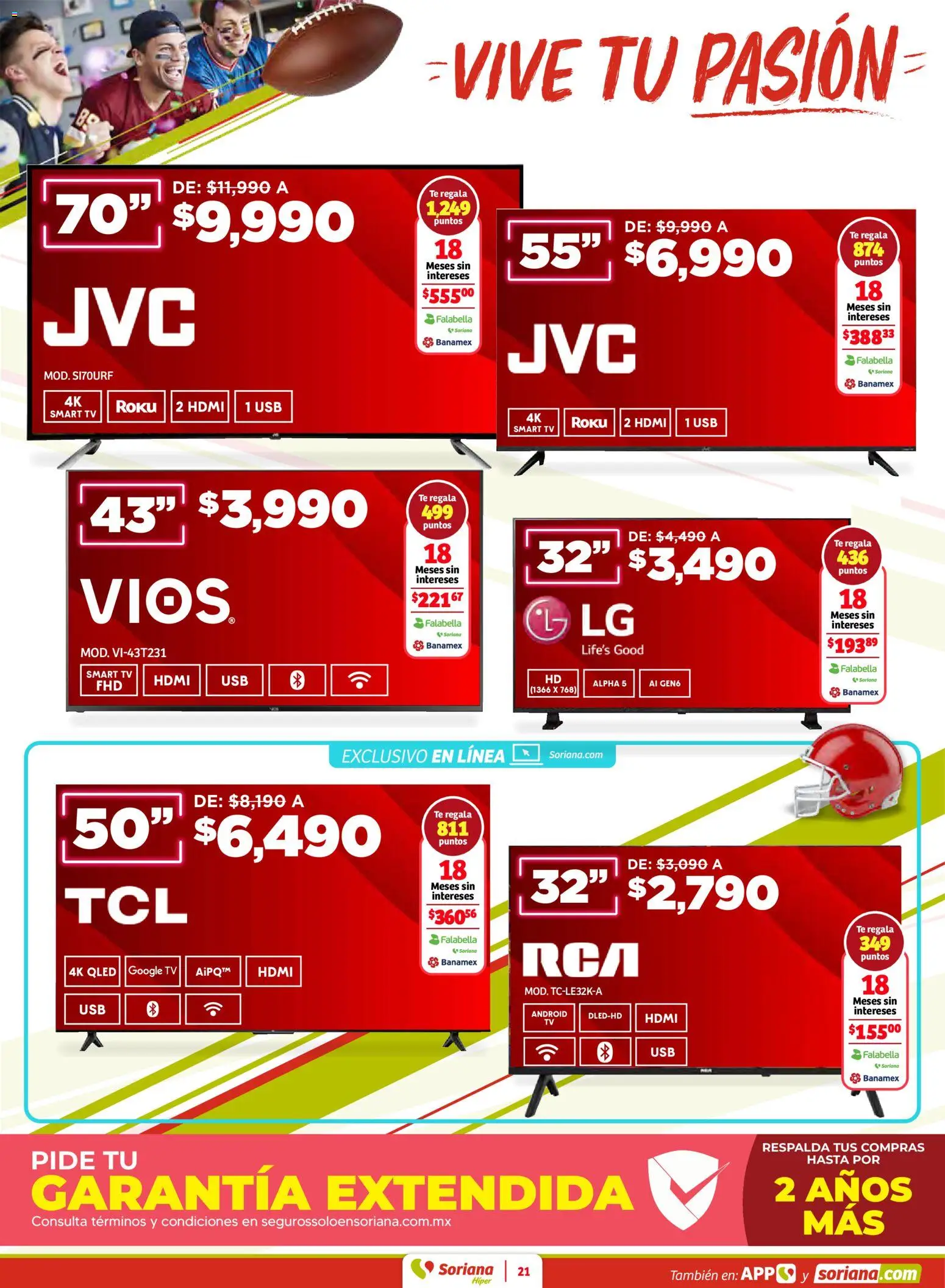 Nuevas ofertas de Soriana válidas en toda la República Mexicana desde el 30.01.2026. ¡Encuentra las mejores ofertas en Soriana - Preciazazaso Híper: Frontera Chih, Coah, Tamaulipas! | Página: 21 | Productos: Usb, Té