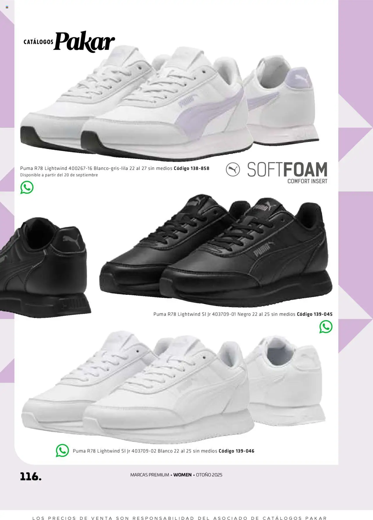 Nuevas ofertas de SC Pakar válidas en toda la República Mexicana desde el 29.08.2025. ¡Encuentra las mejores ofertas en SC Pakar - Catálogo Otoño Women! | Página: 116