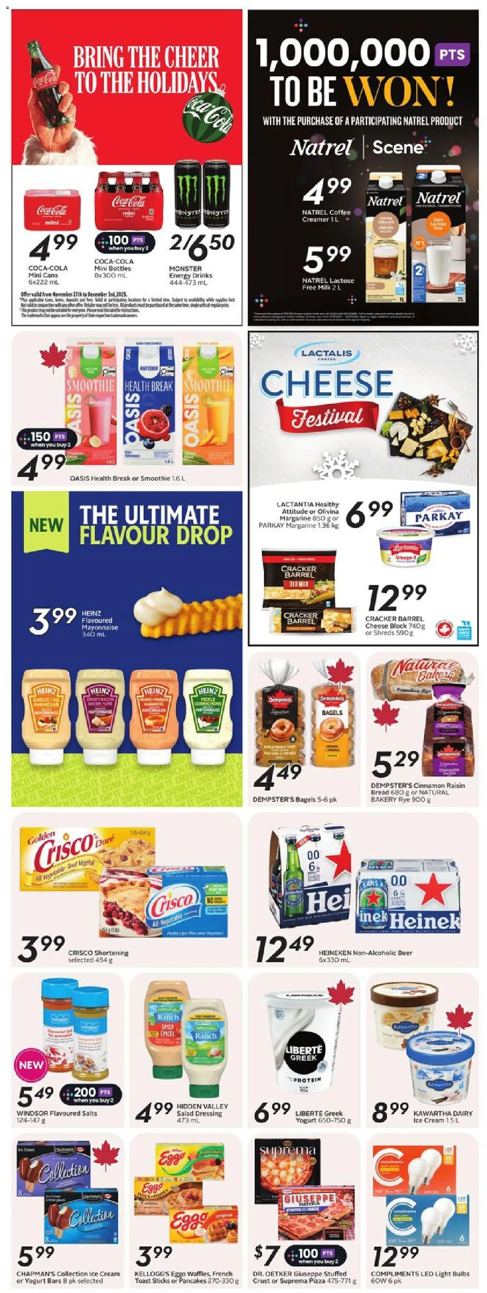 Safeway flyer valid from 18.12.2025 | Page: 23 | Products: Cream, Salad, Cheese, Yogurt