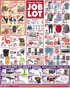 Preview of Ocean State Job Lot weekly ads valid from 09.10.2025 | Page: 2 | Products: Cheese, Fish, Monitor, Sheet