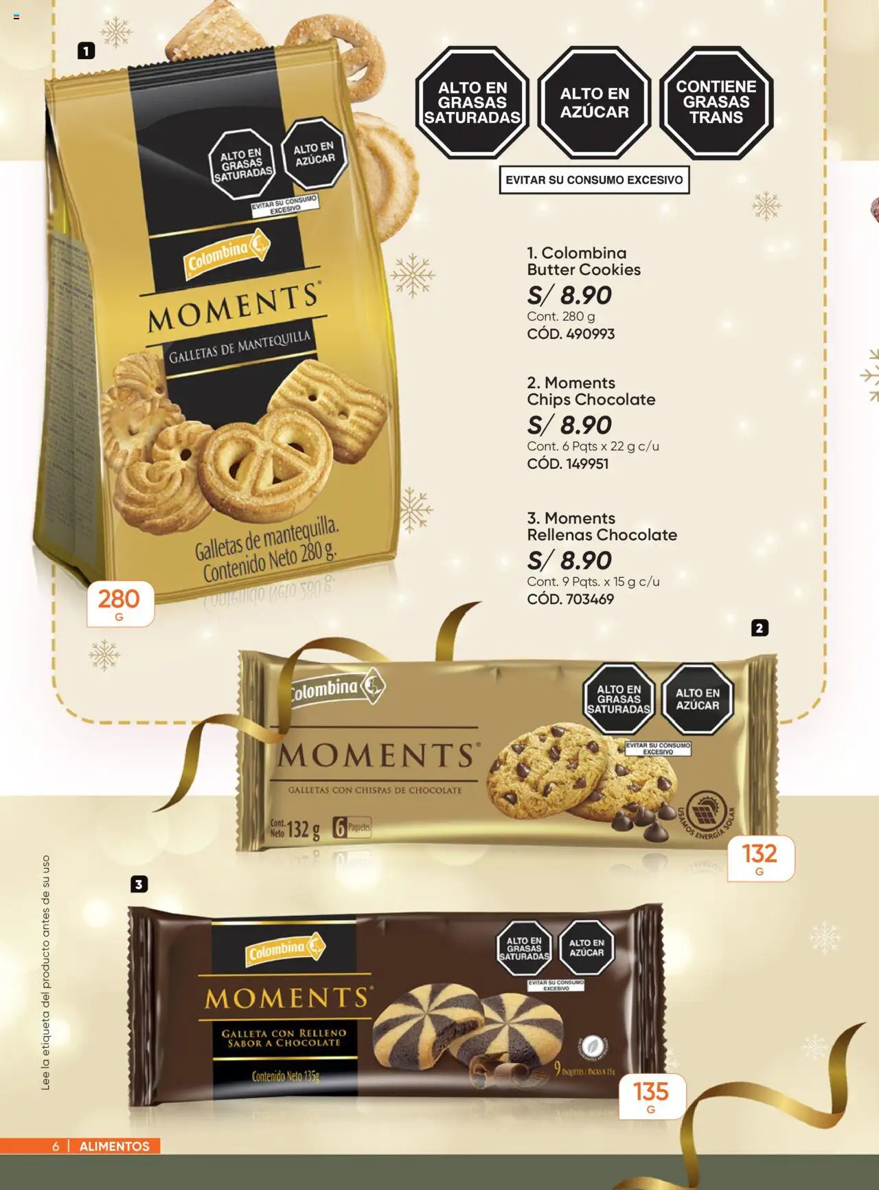 Catálogo Azzorti válido desde 15.10.2025 | Página: 6 | Productos: Mantequilla, Chocolate, Galletas