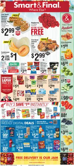 Preview of Smart & Final weekly ads valid from 20.08.2025