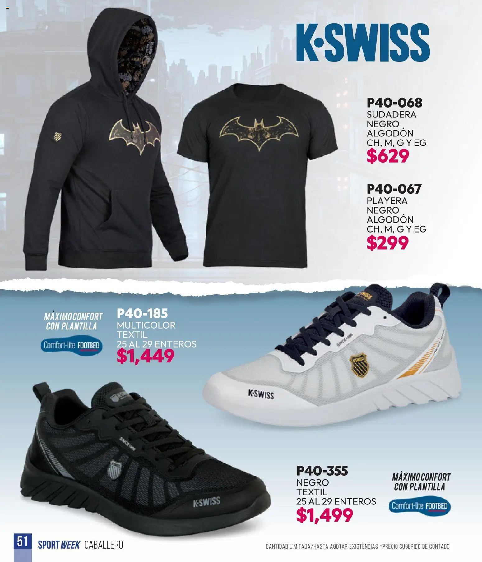 Nuevas ofertas de Cklass válidas en toda la República Mexicana desde el 28.04.2026. ¡Encuentra las mejores ofertas en Cklass catálogo Sportweek! | Página: 166 | Productos: Algodón, Sudadera, Playera