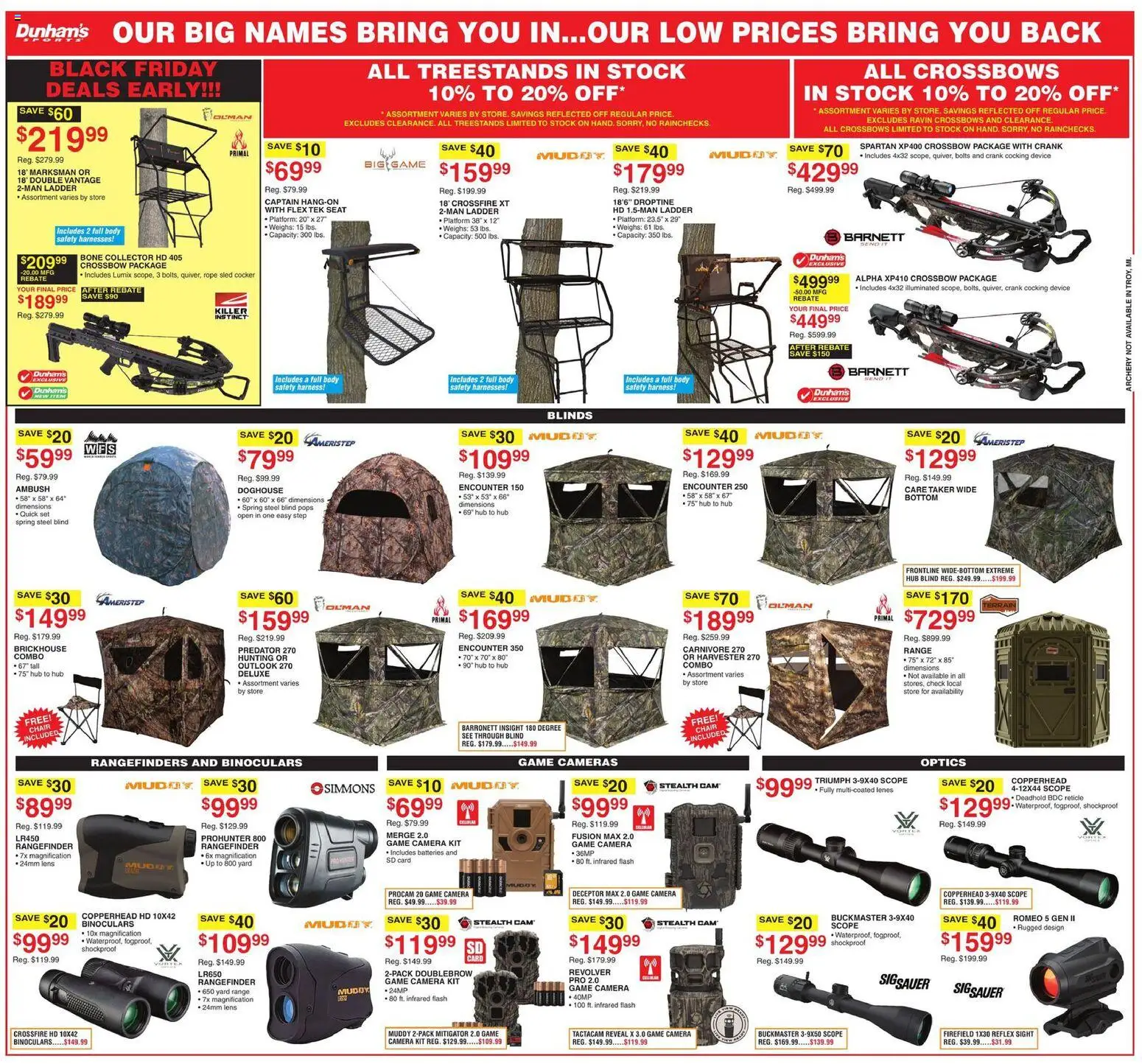 Dunham's Sports Black Friday - valid from 08.11.2025 | Page: 7 | Products: Crossbow, Hub, Game, Archery