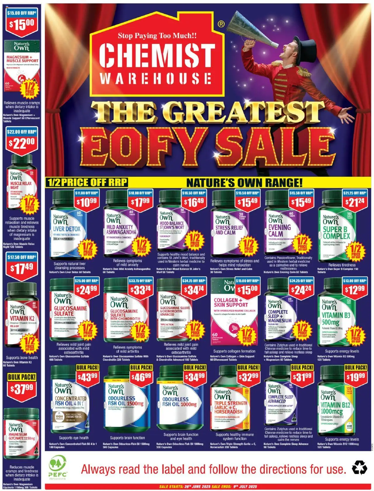 Chemist Warehouse catalogue - valid from 26.06.2025 | Page: 40 | Products: Oil, Herbal, Tablets, Vitamin