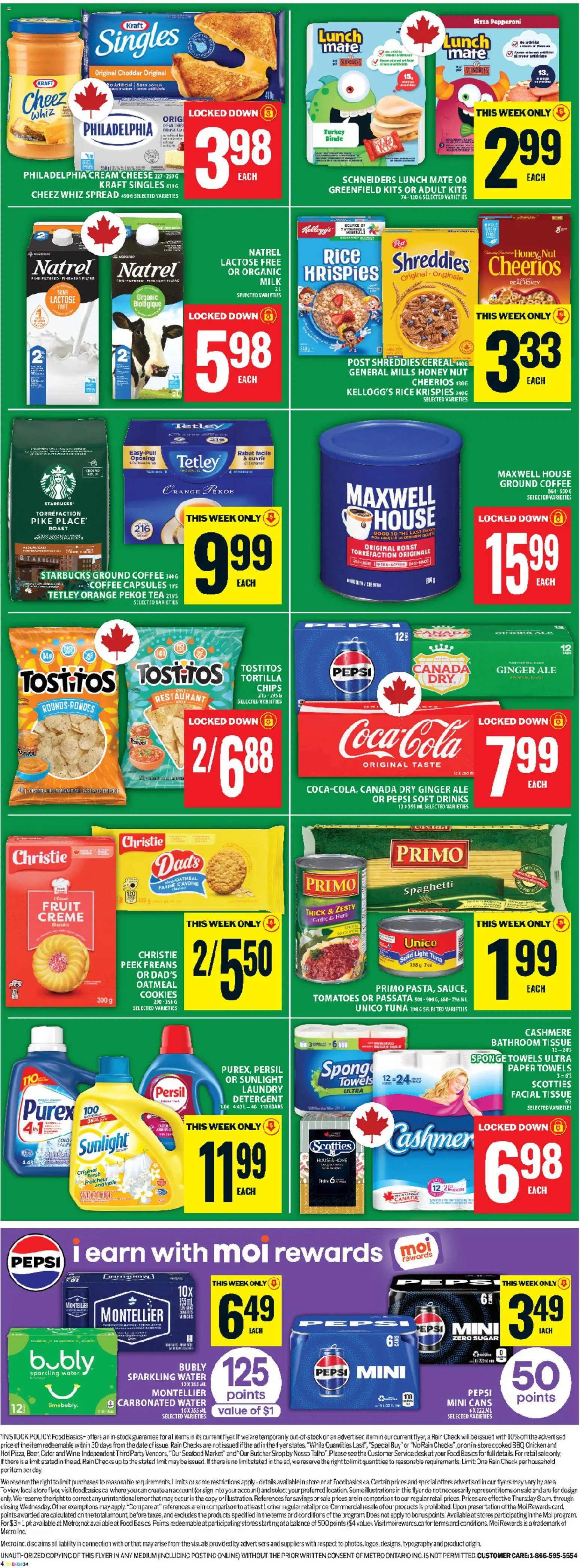 Food Basics flyer valid from 12.03.2026 | Page: 3 | Products: Cheese, Pizza, Wine, Chicken