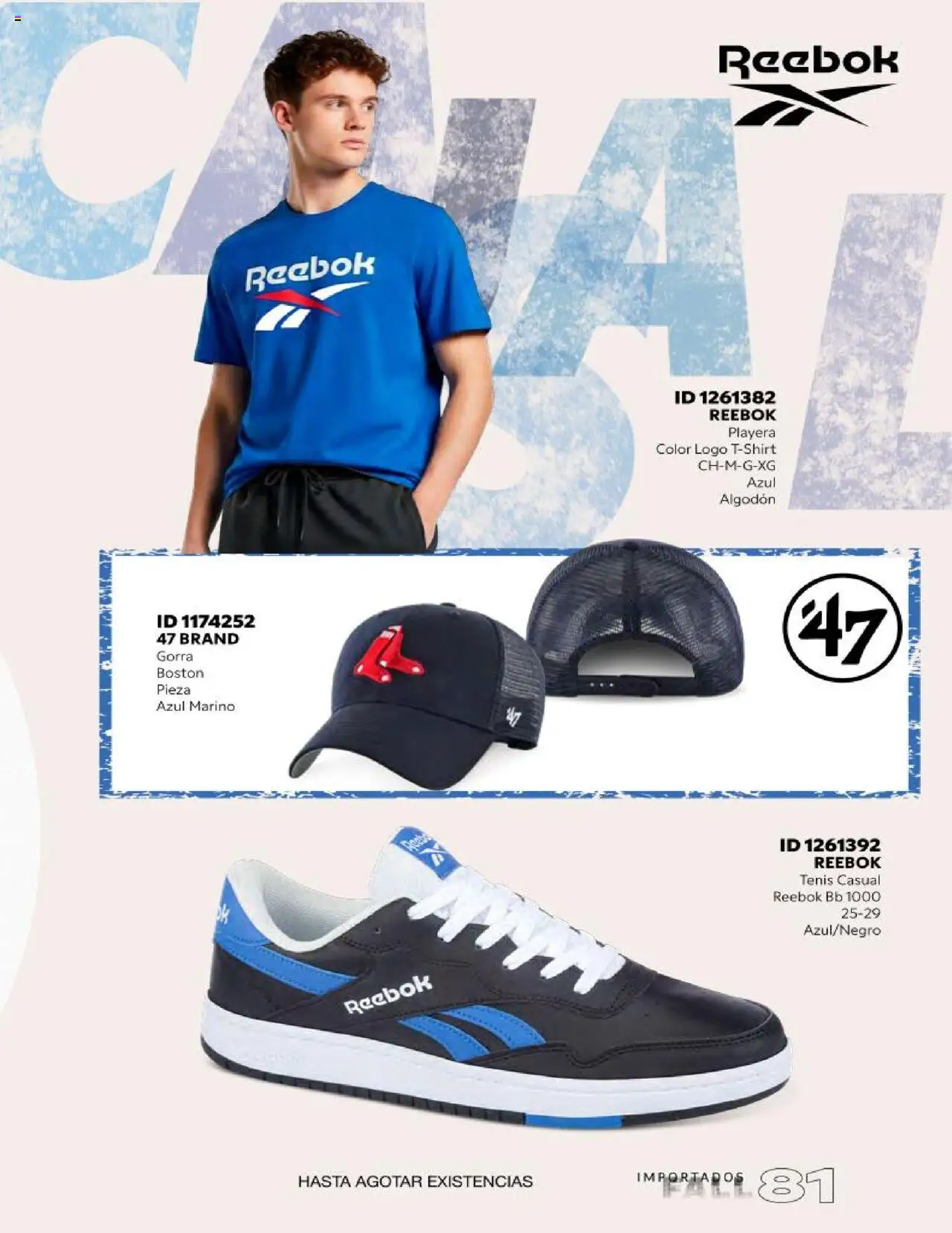 Nuevas ofertas de Price Shoes válidas en toda la República Mexicana desde el 18.10.2025. ¡Encuentra las mejores ofertas en Price Shoes catálogo Fall Importados segunda! | Página: 81 | Productos: Tenis, Gorra, Algodón, Playera