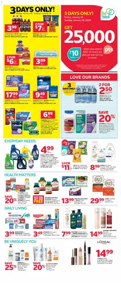 Preview of Rexall weekly flyer / circulaire from shop Rexall valid from 16.01.2026