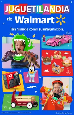 Vista previa de Walmart - Folleto Juguetilandia, nuevo folleto de la tienda, válido en México a partir del 20.09.2025