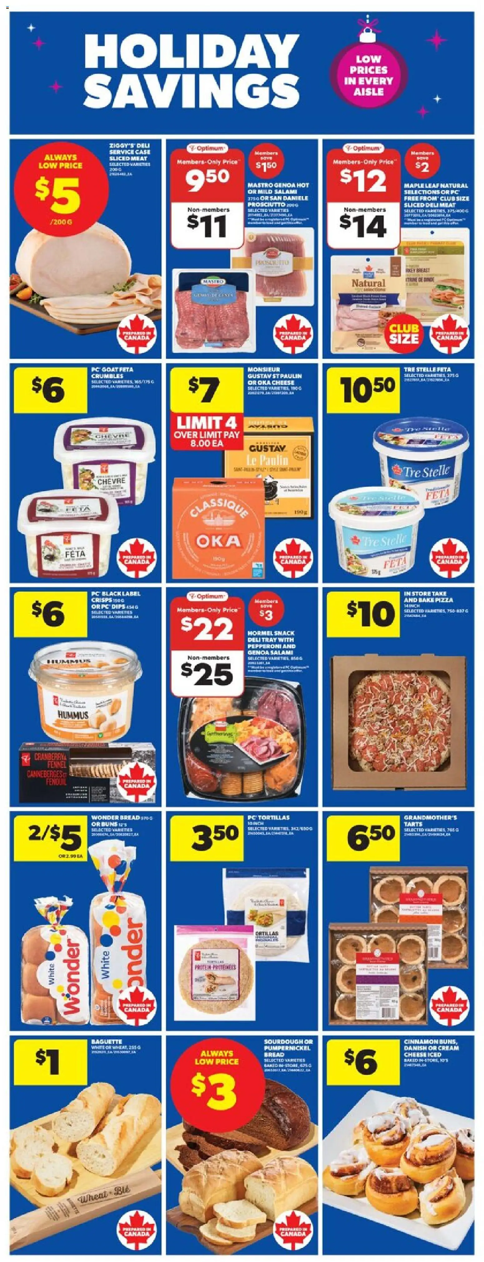 Real Canadian Superstore flyer valid from 30.10.2025 | Page: 19 | Products: Cream, PC, Case, Salami