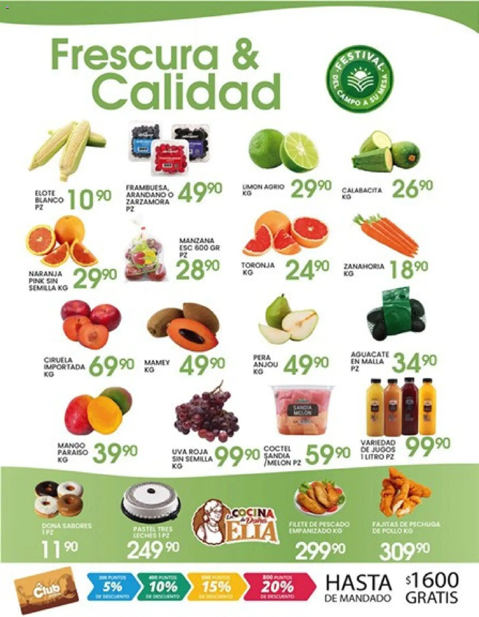 Nuevas ofertas de Alsuper válidas en toda la República Mexicana desde el 14.04.2026. ¡Encuentra las mejores ofertas en Alsuper folleto Durango! | Página: 2 | Productos: Pollo, Pera, Mango, Malla