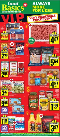Preview of Food Basics weekly flyer - Ancaster from shop Food Basics valid from 19.03.2026