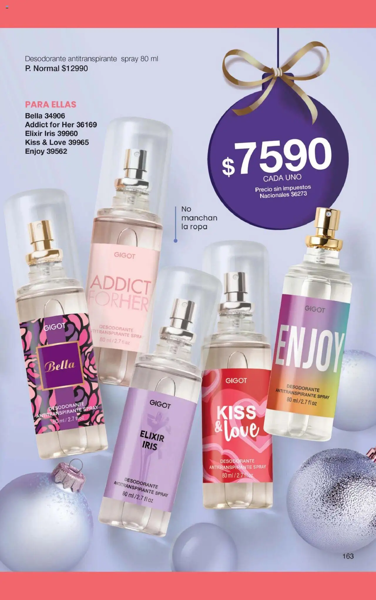 Gigot catálogo │ válido desde el 01.11.2025 | Página: 169 | Productos: Desodorante, Antitranspirante, Ropa