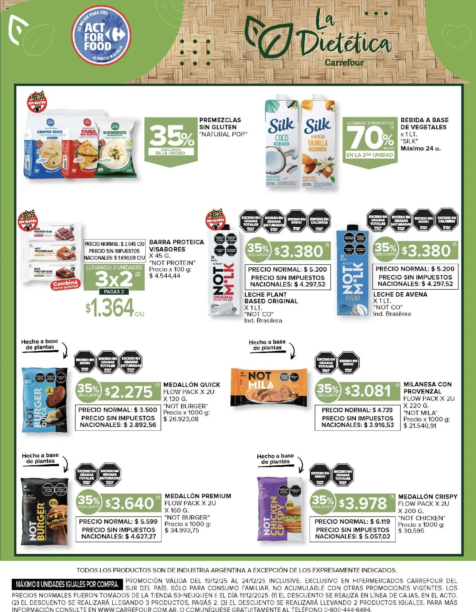 Carrefour ofertas │ válido desde el 19.12.2025 | Página: 21 | Productos: Azucar, Fuente, Avena, Almendra