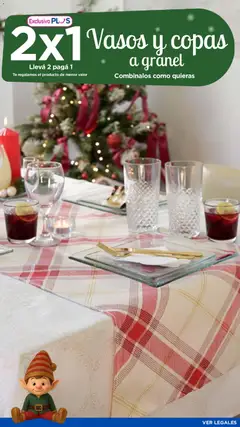 Vista previa La Anonima Mesa Navideña válido desde el 11.12.2025 | Página: 10 | Productos: Té, Vasos