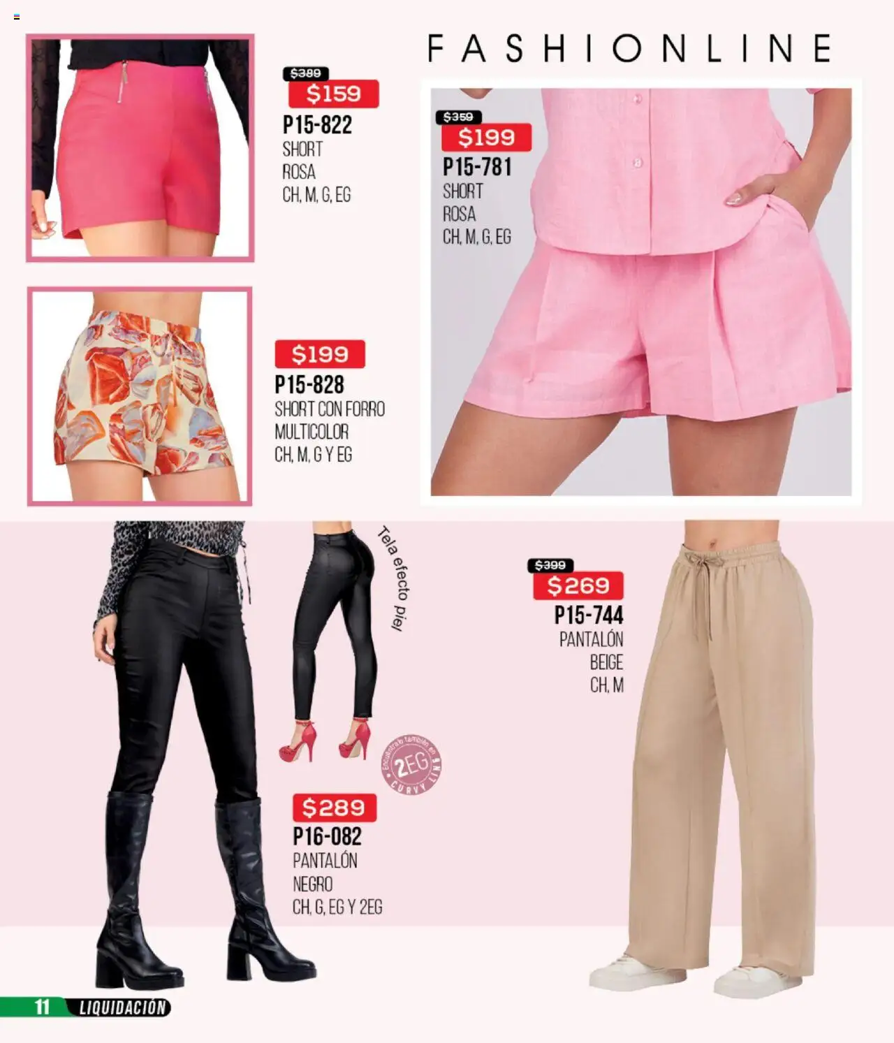 Nuevas ofertas de Cklass válidas en toda la República Mexicana desde el 22.09.2025. ¡Encuentra las mejores ofertas en Cklass - Catálogo Liquidación Ropa! | Página: 12 | Productos: Short